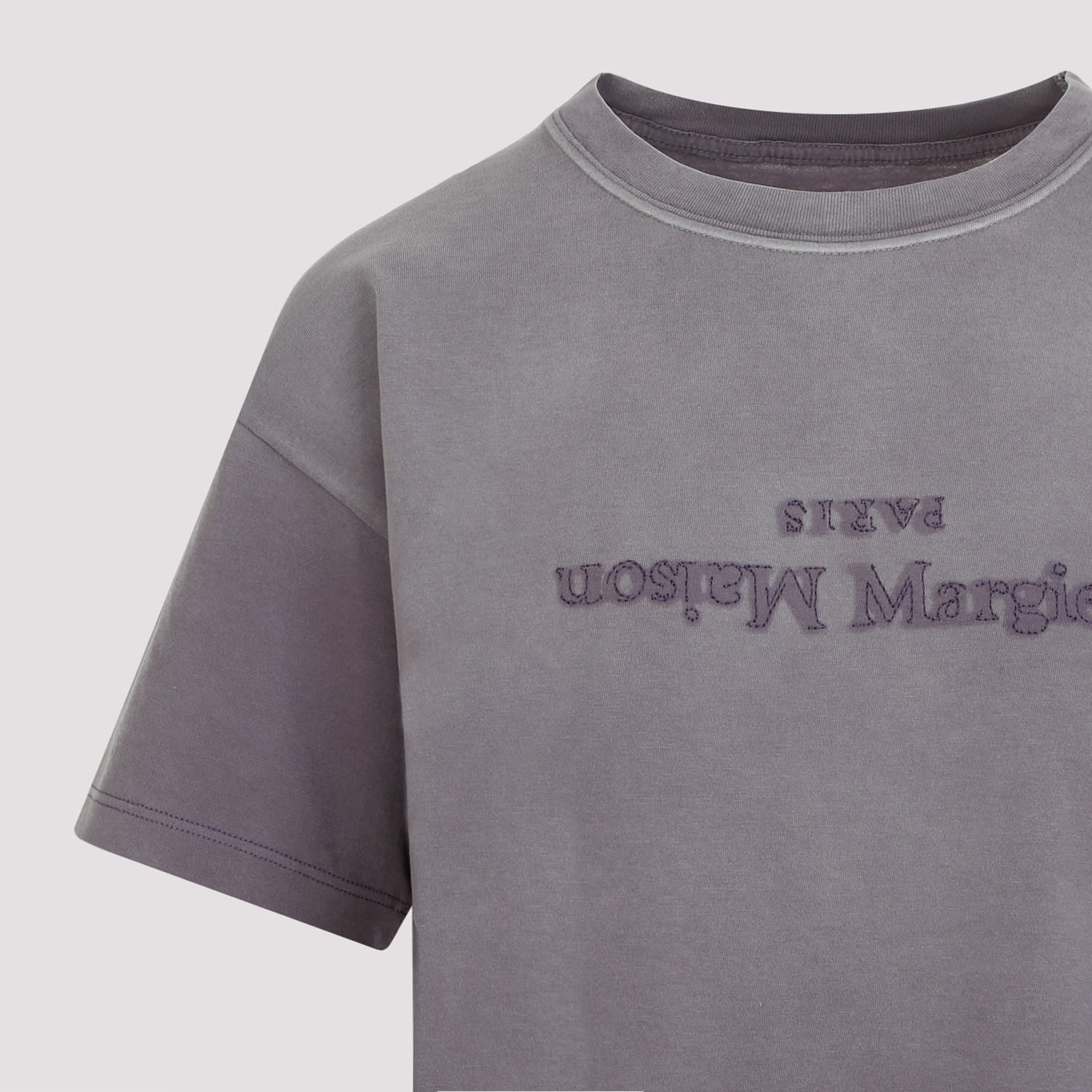 Shop Maison Margiela T-shirt In Aubergine