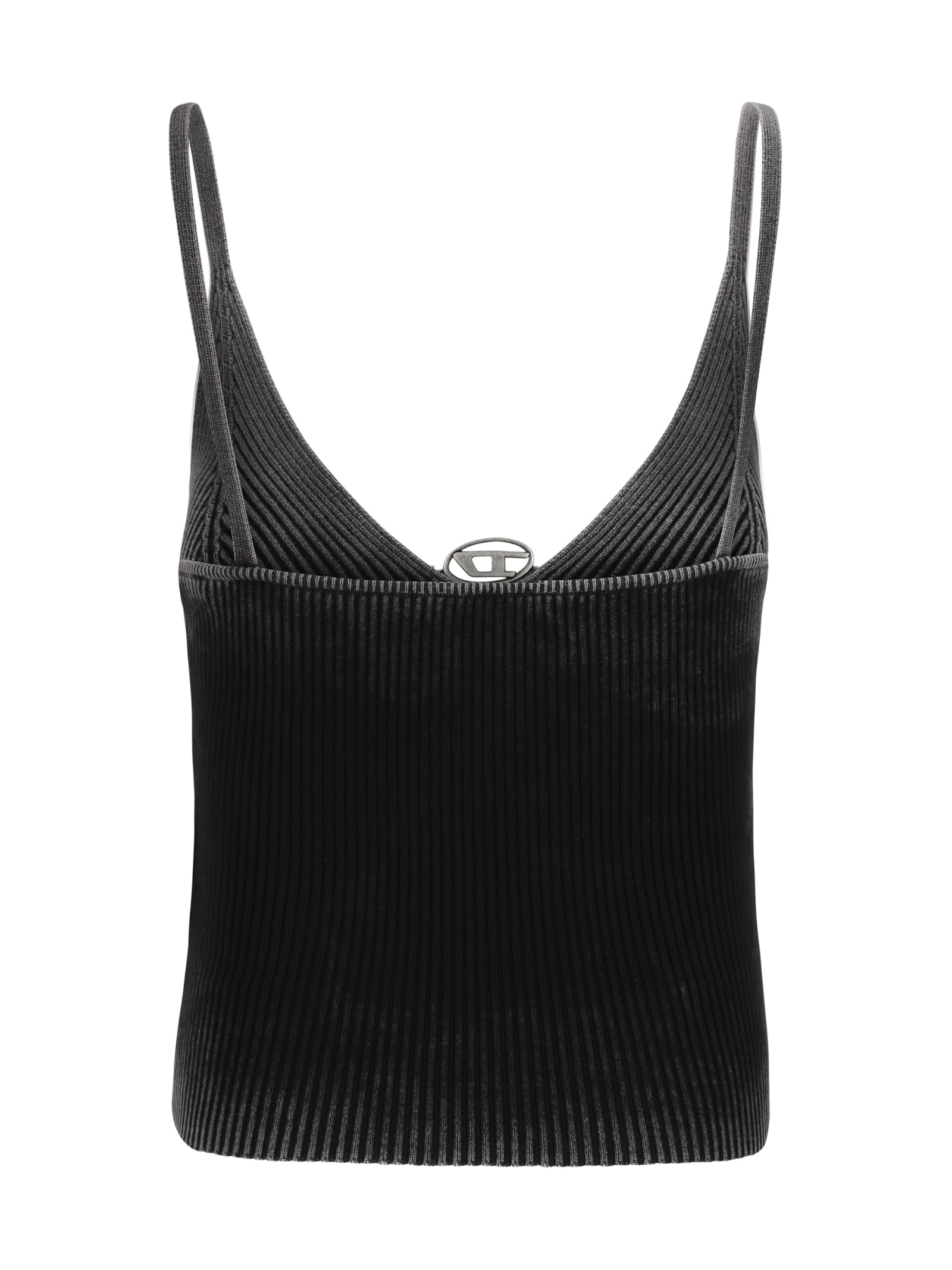 Shop Diesel M-laila Top In 004 - Deep/black