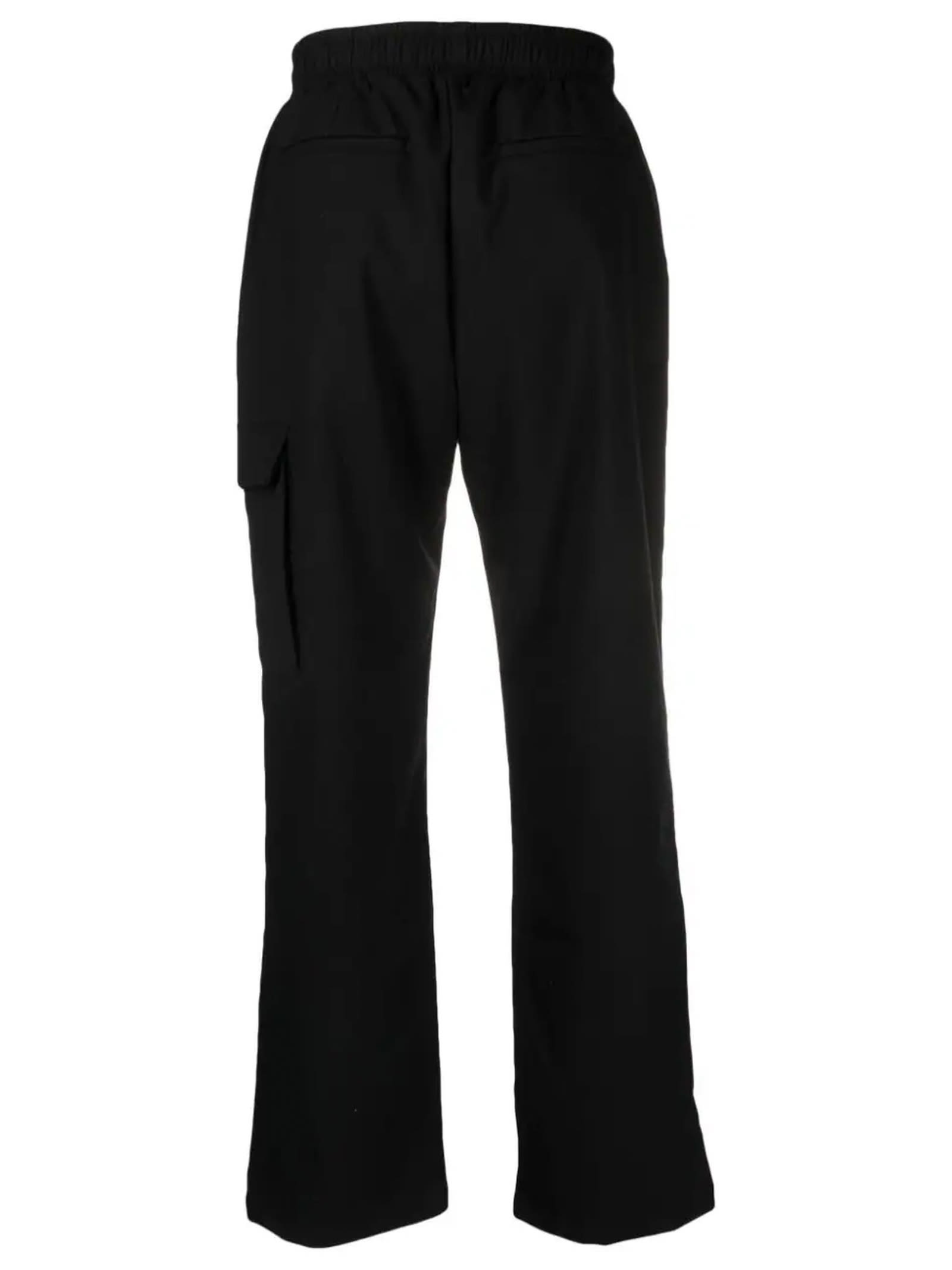 Shop Family First Milano Black Wool Blend Trousers