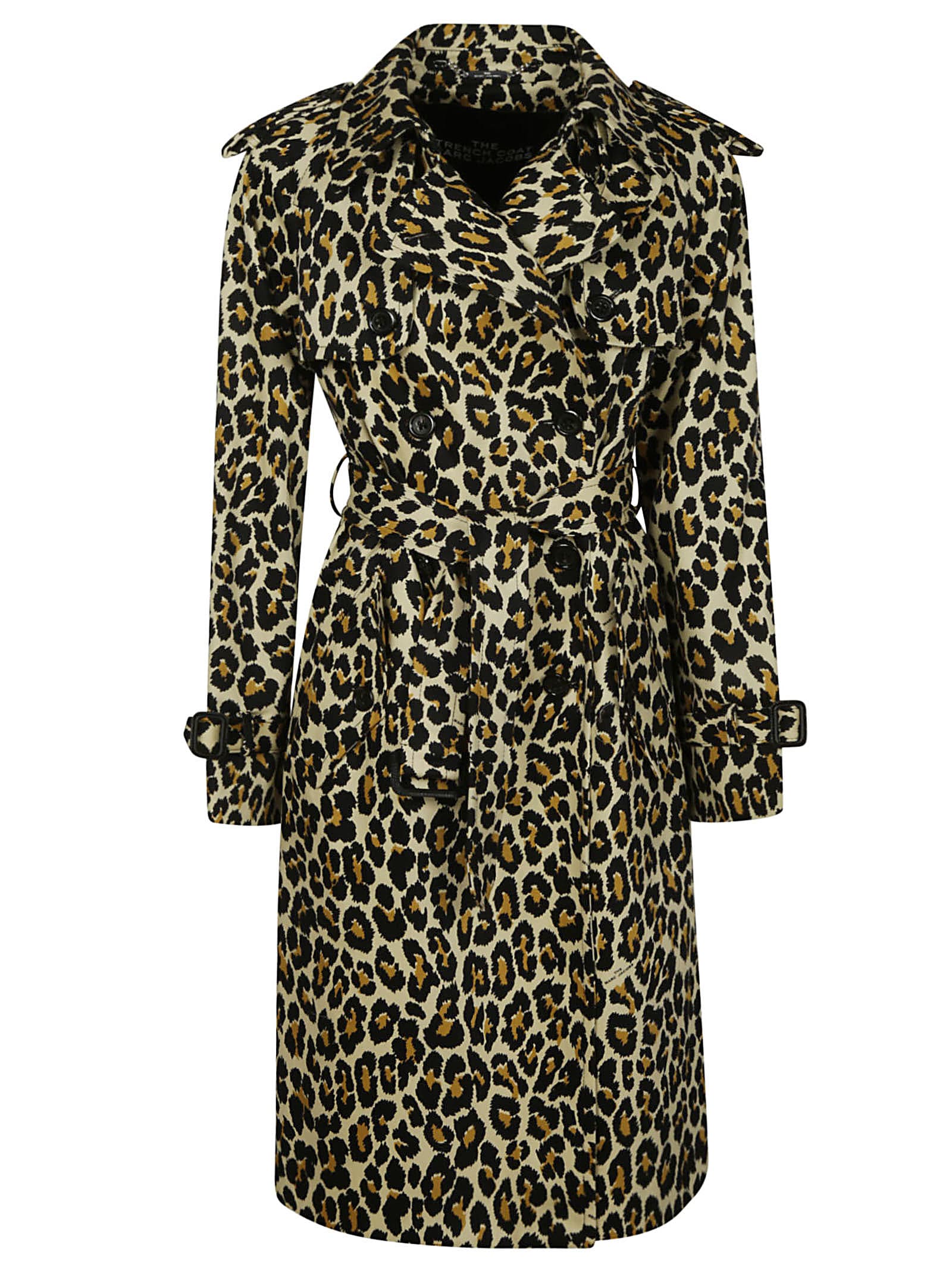 Marc Jacobs Animal Print Double-breasted Long Coat