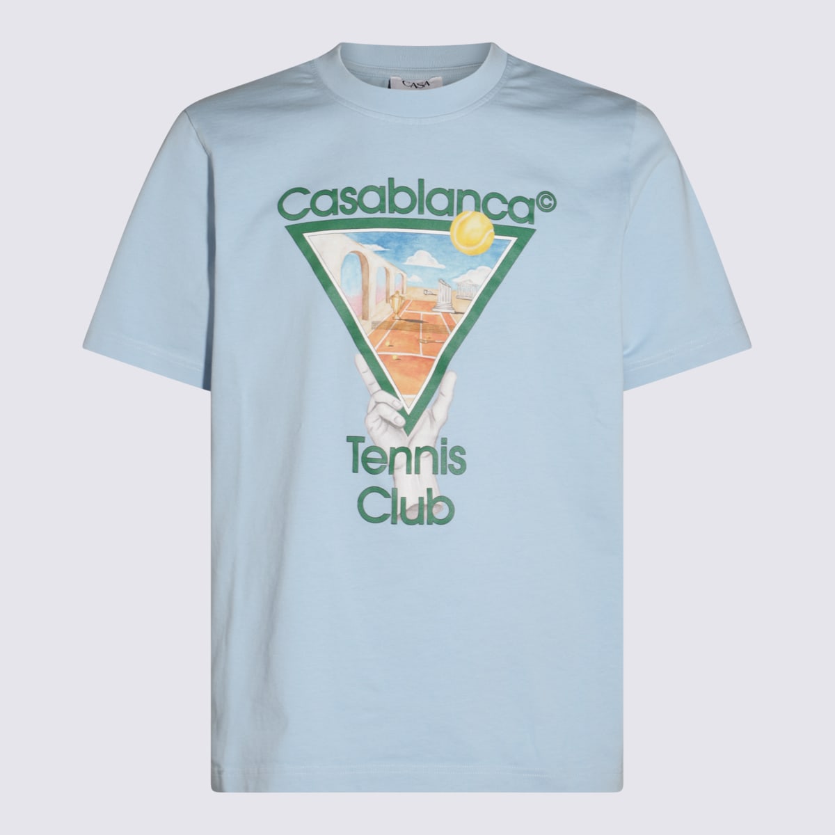 Light Blue Cotton T-shirt