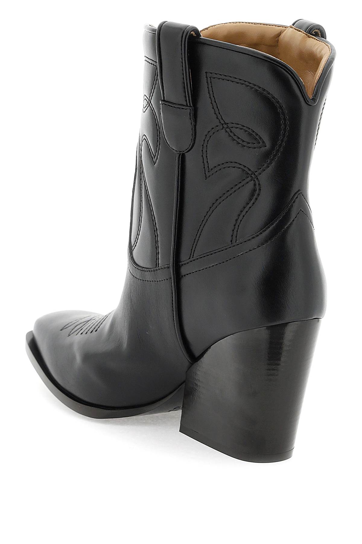 Shop Stella Mccartney Alter Mat Cowboy Boots In Black (black)