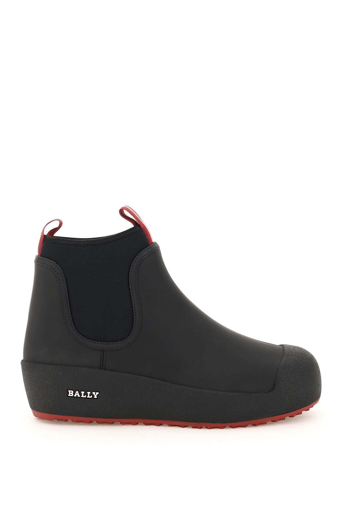 Bally Cubrid Ankle Boots In Rubber-coated Leather