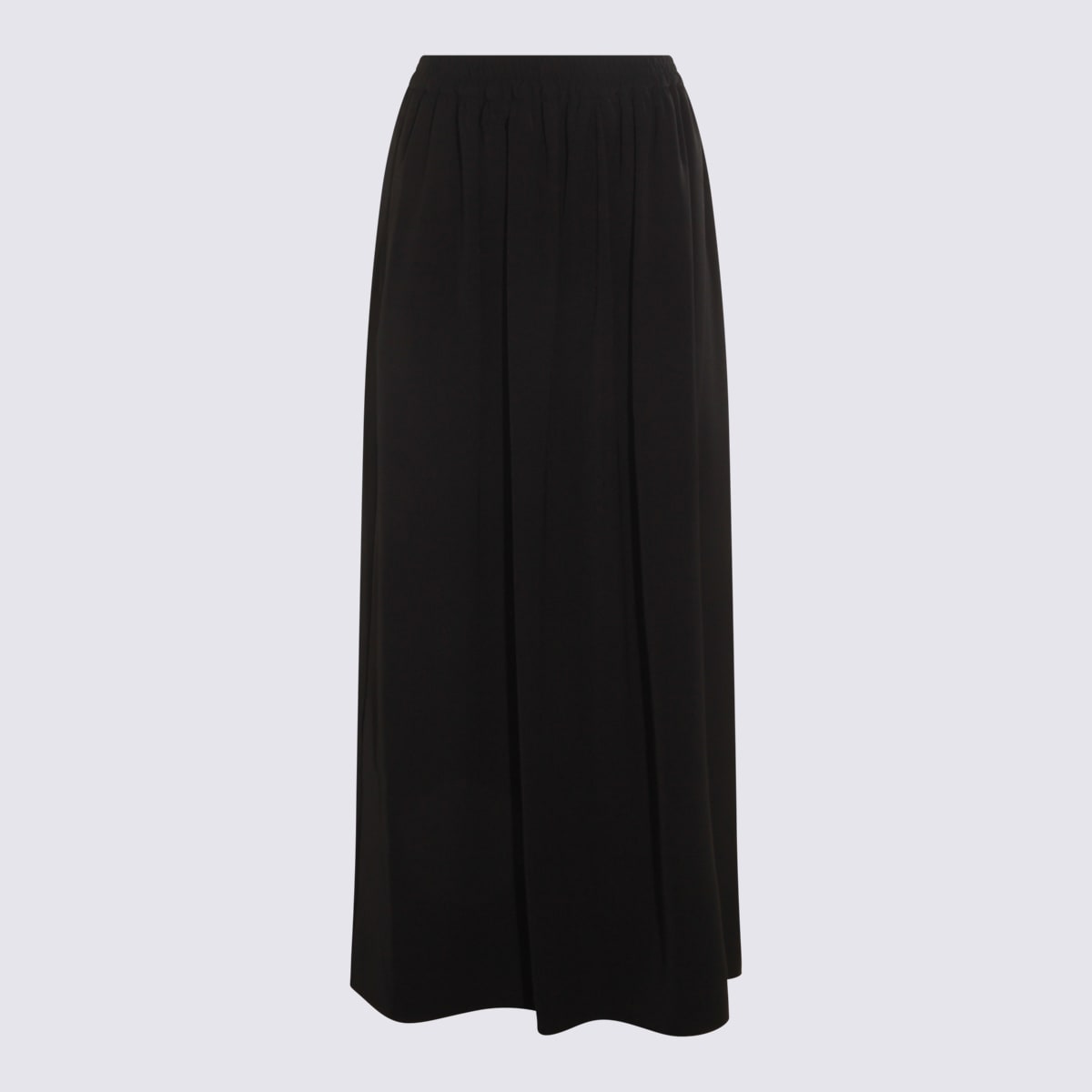 Twinset Midi And Knee Length Pleated Skirt In Black