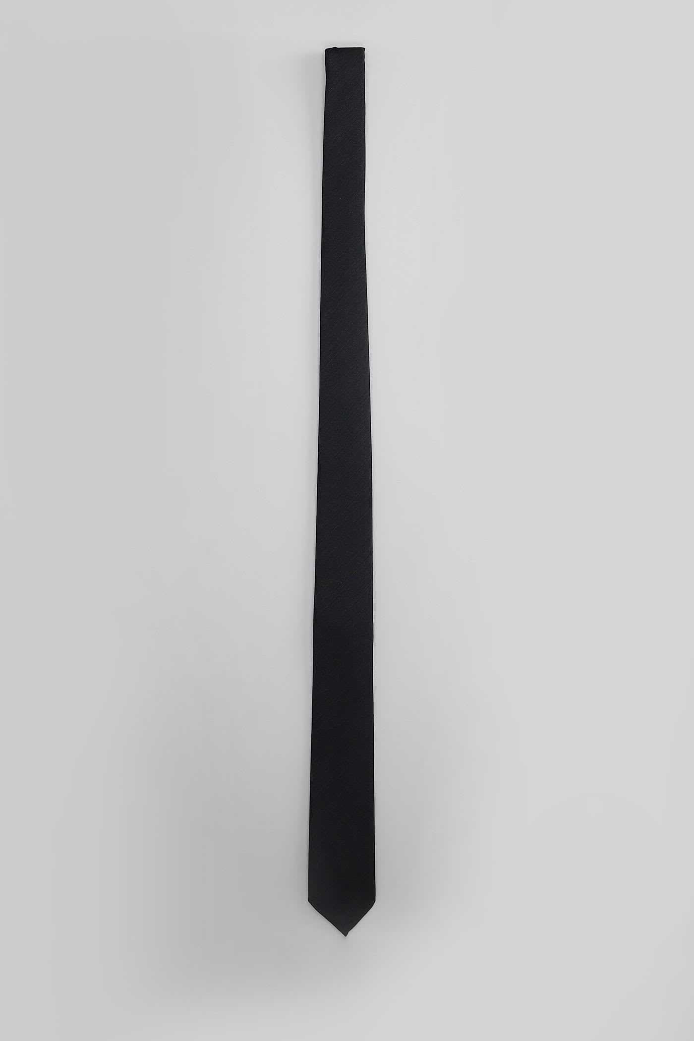 Lardini Tie In Black Polyester