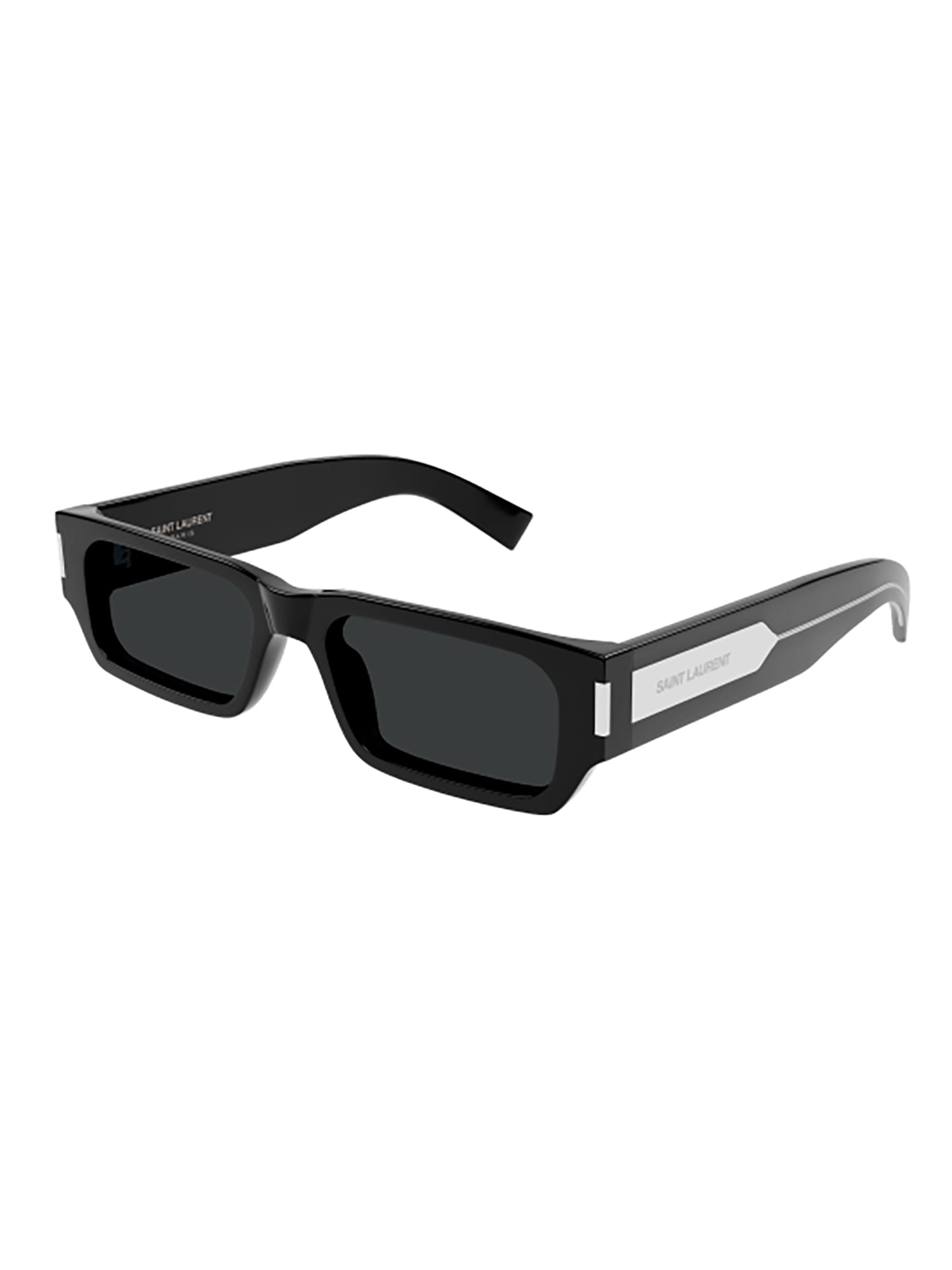 Saint Laurent Sl 660 Sunglasses In 001 Black Crystal Black