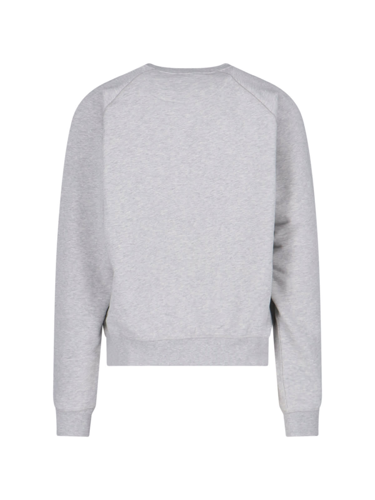 Shop Vivienne Westwood Raglan Logo Crew Neck Sweatshirt In Gray