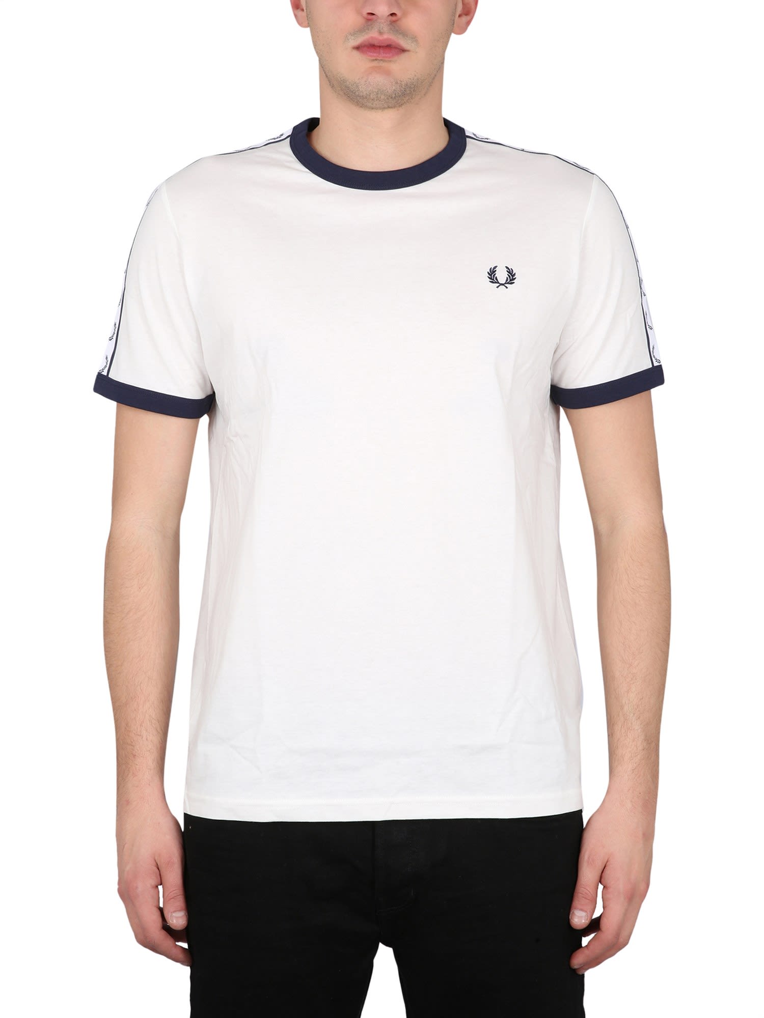 Fred Perry T-shirt With Logo Embroidery