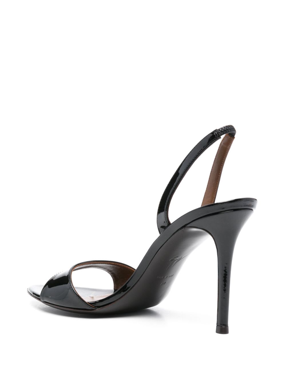 Giuseppe Zanotti Women Leather Sandals In Black