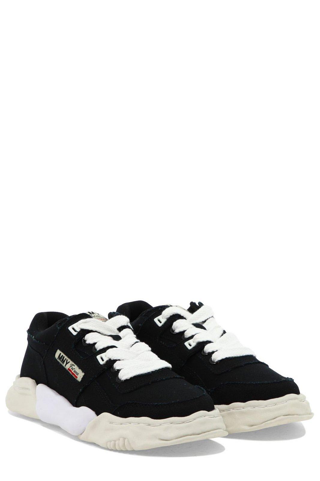 Shop Miharayasuhiro Parker Low-top Sneakers In Black