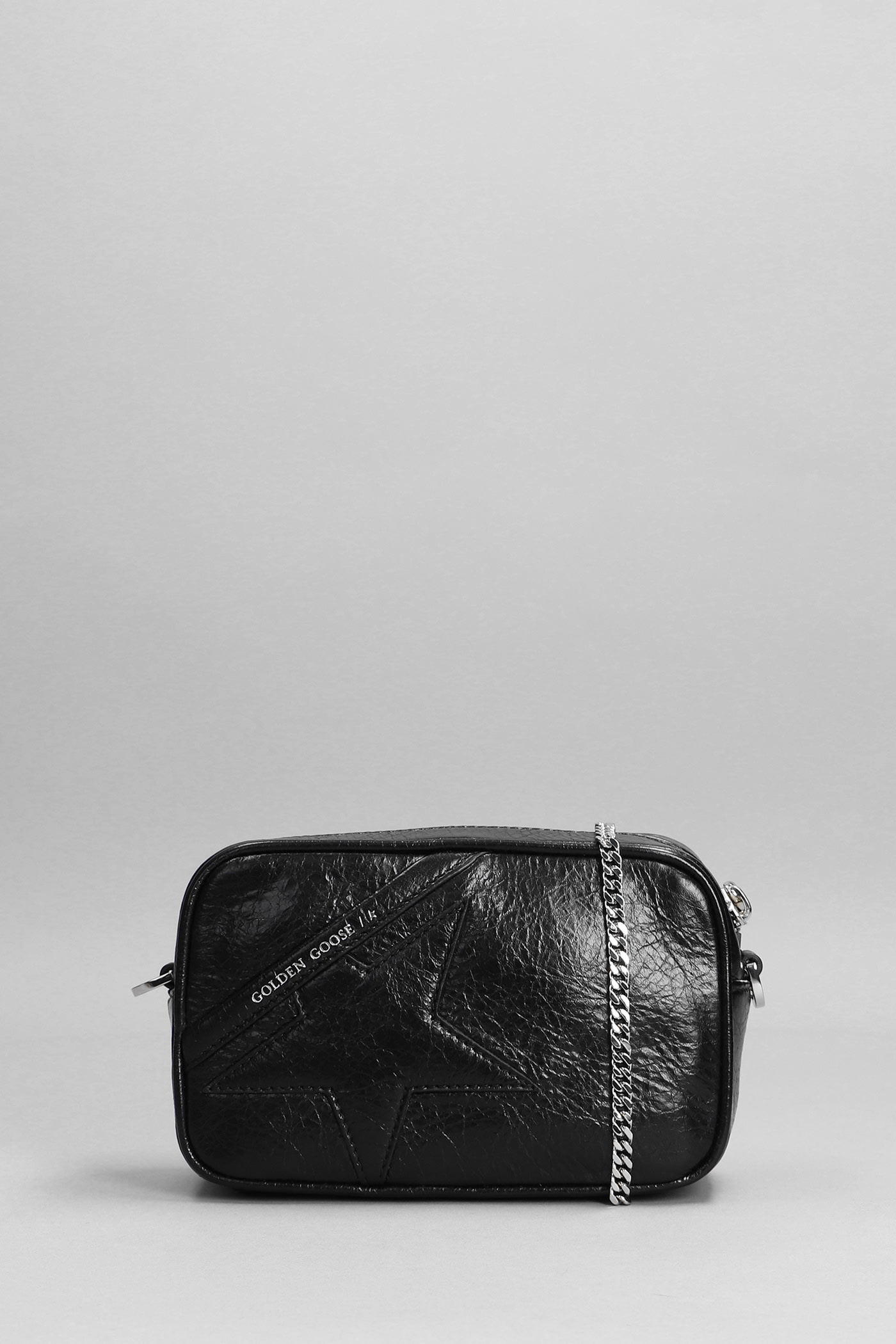 Golden Goose Mini Star Bag Shoulder Bag In Black Leather