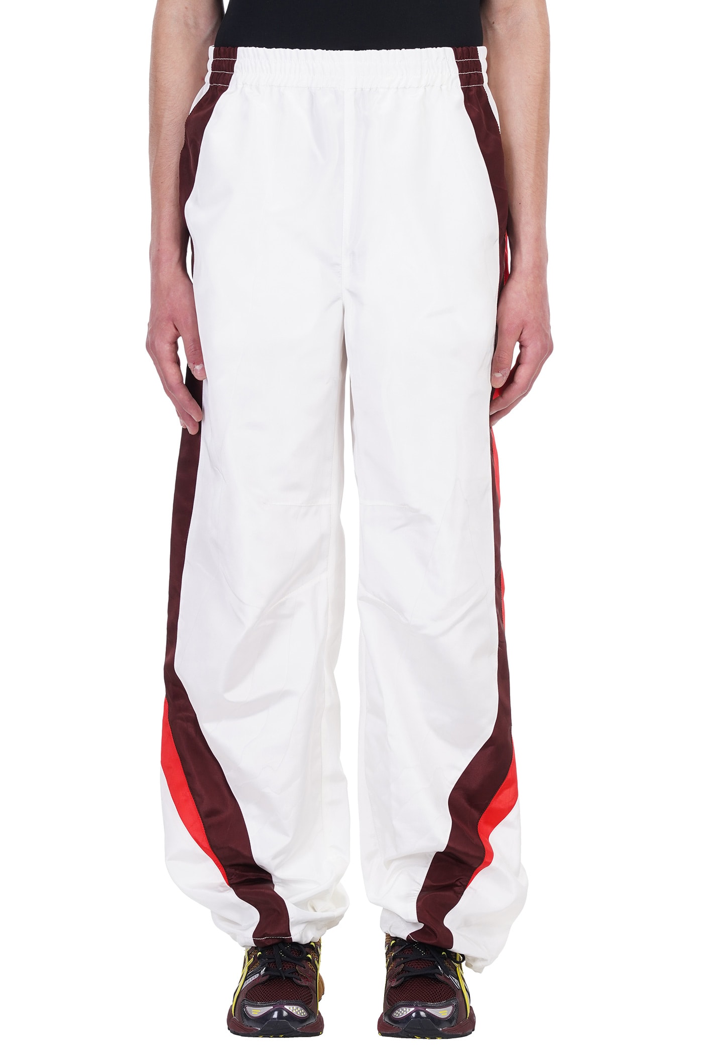 Marine Serre Pants In White Polyester