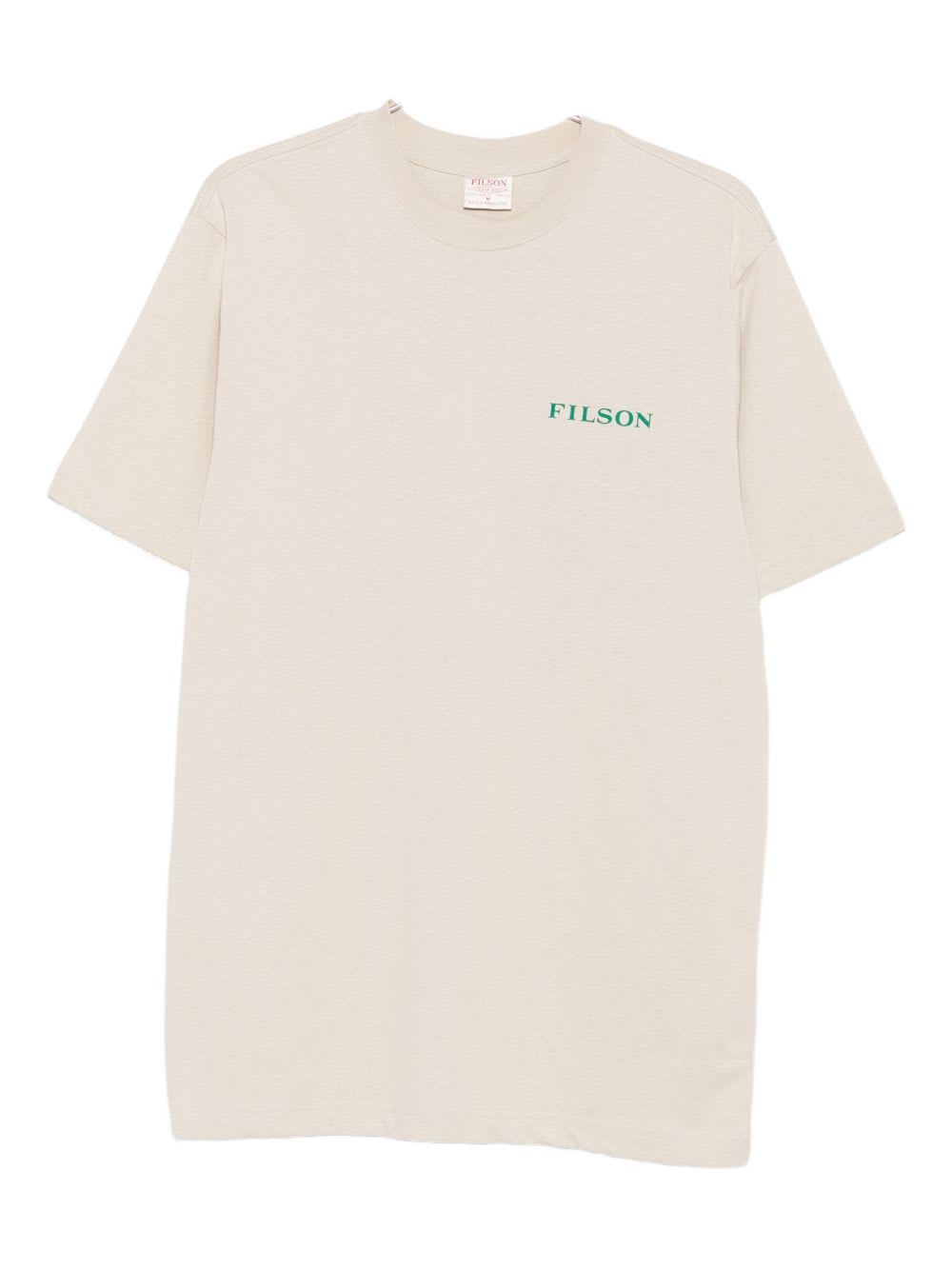 Filson Printed Cotton T-shirt In Neutral