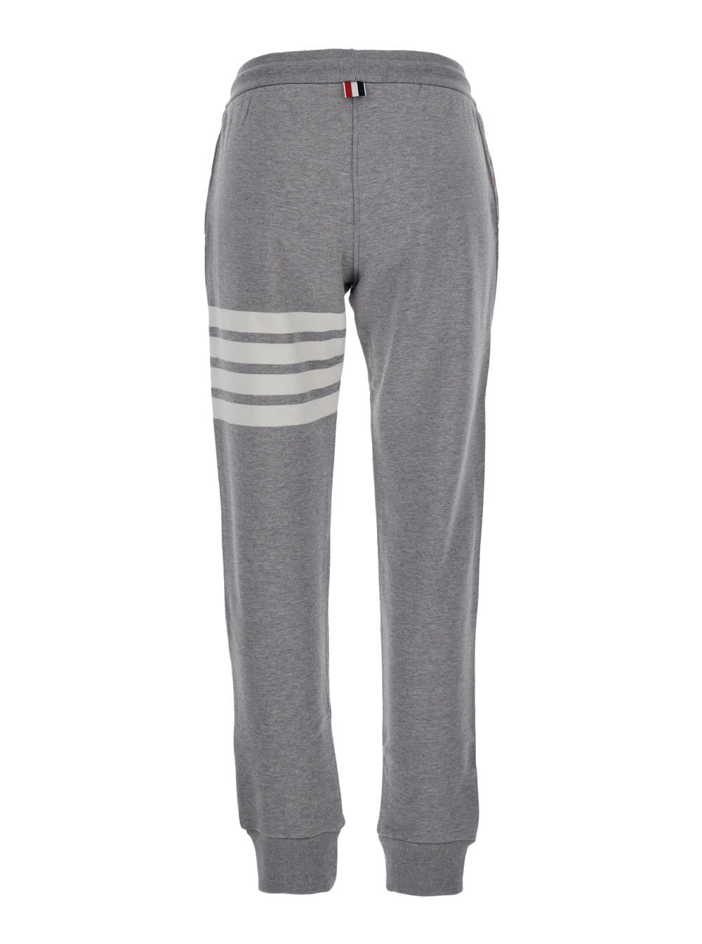 Shop Thom Browne Sweatpants W/ Engineered 4 Bar In Loopback In Grey