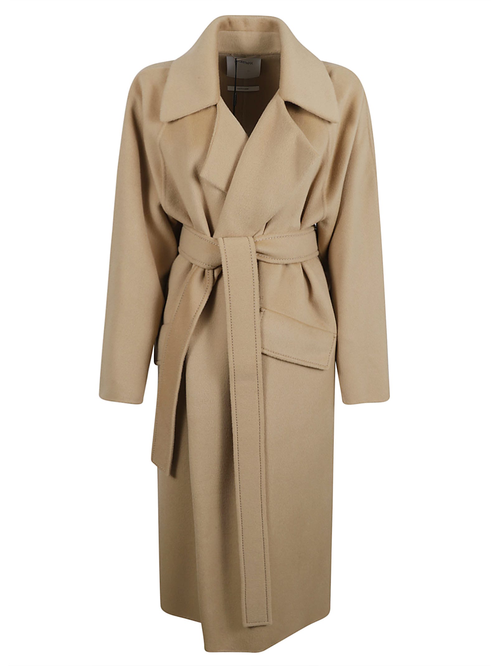 Shop Sportmax Orense Cardi-coat In Beige