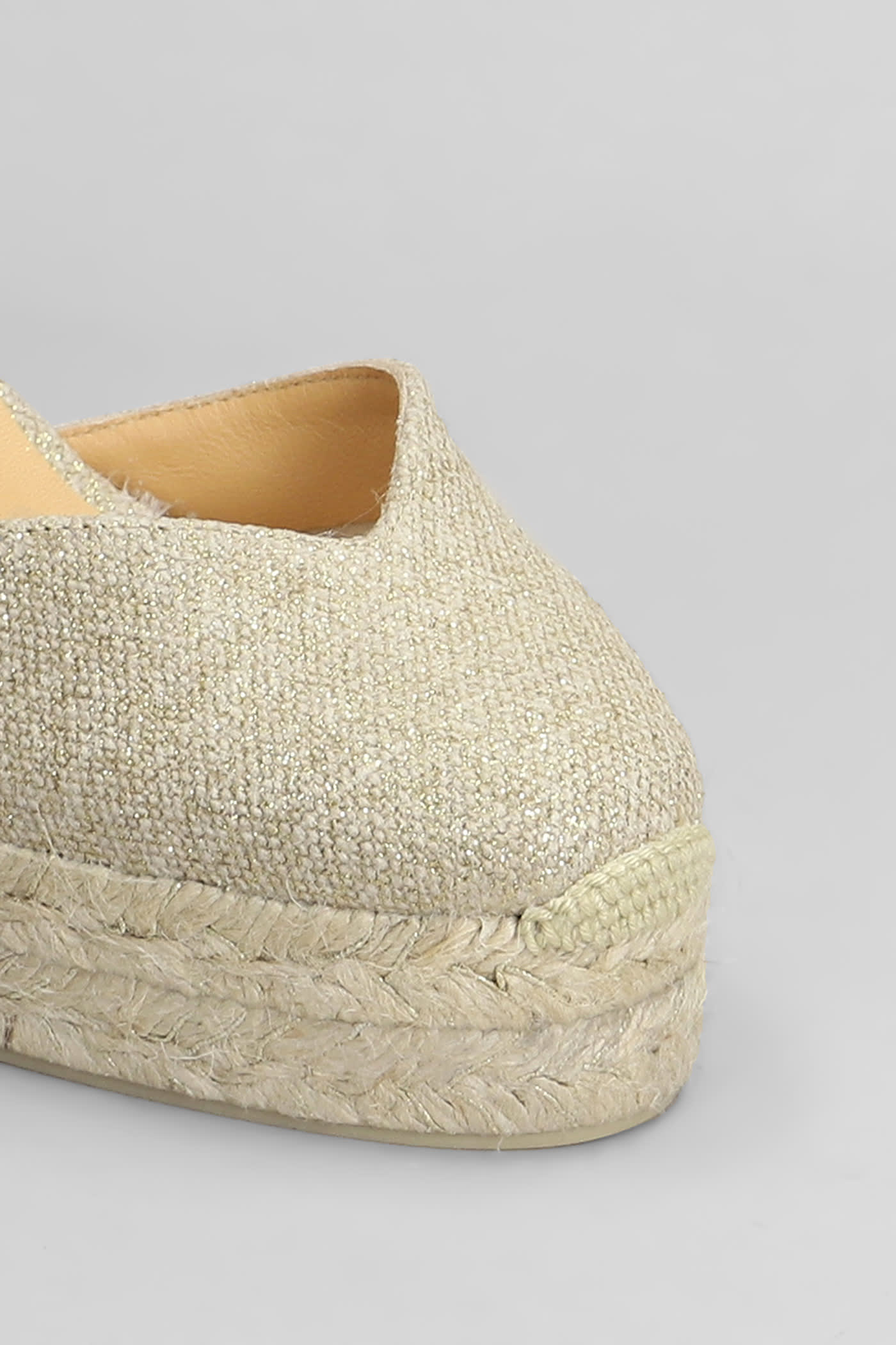 CASTAñER CHIARA-8ED-032 WEDGES IN GOLD CANVAS