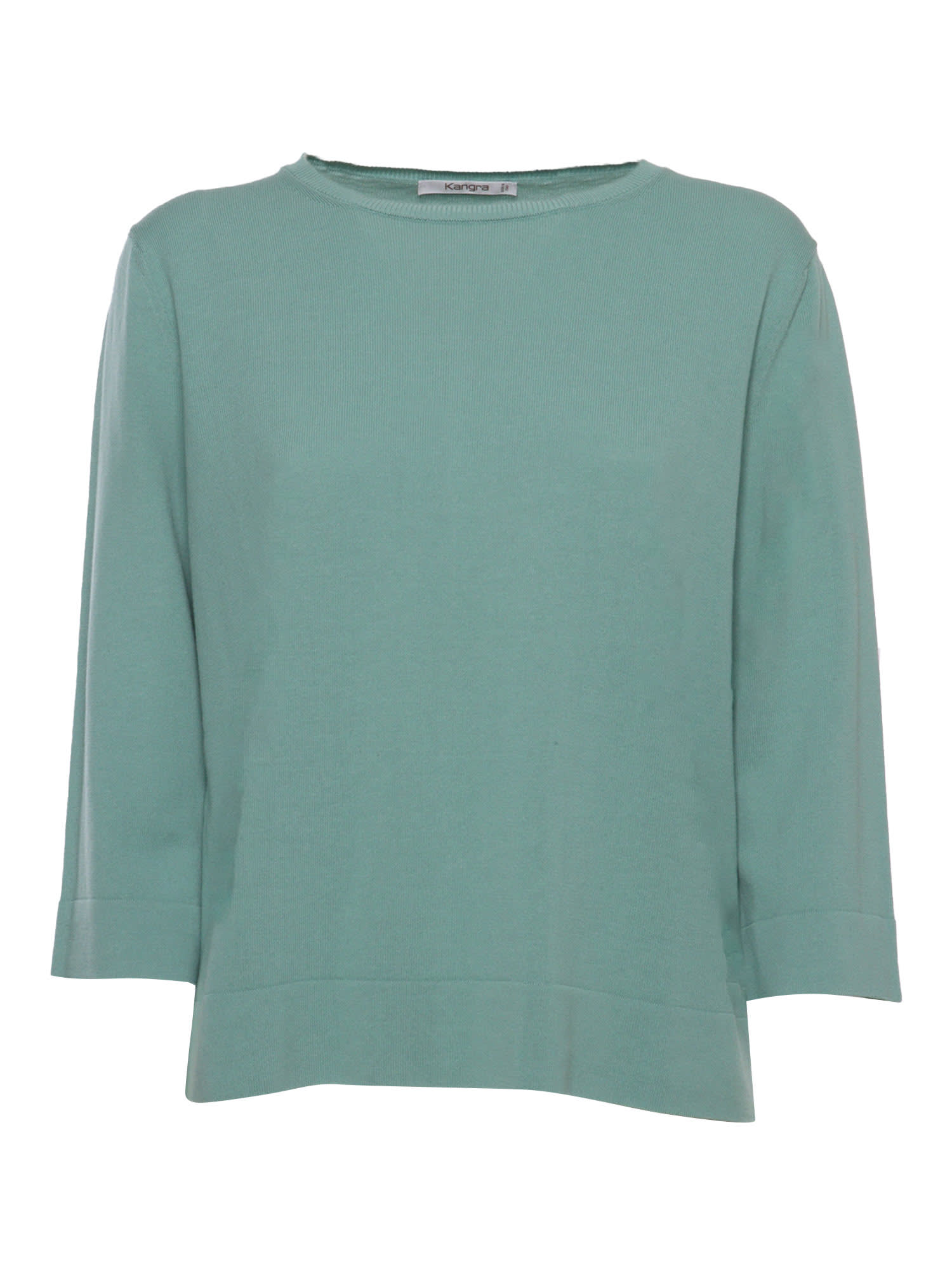 Aqua Green Cotton Sweater