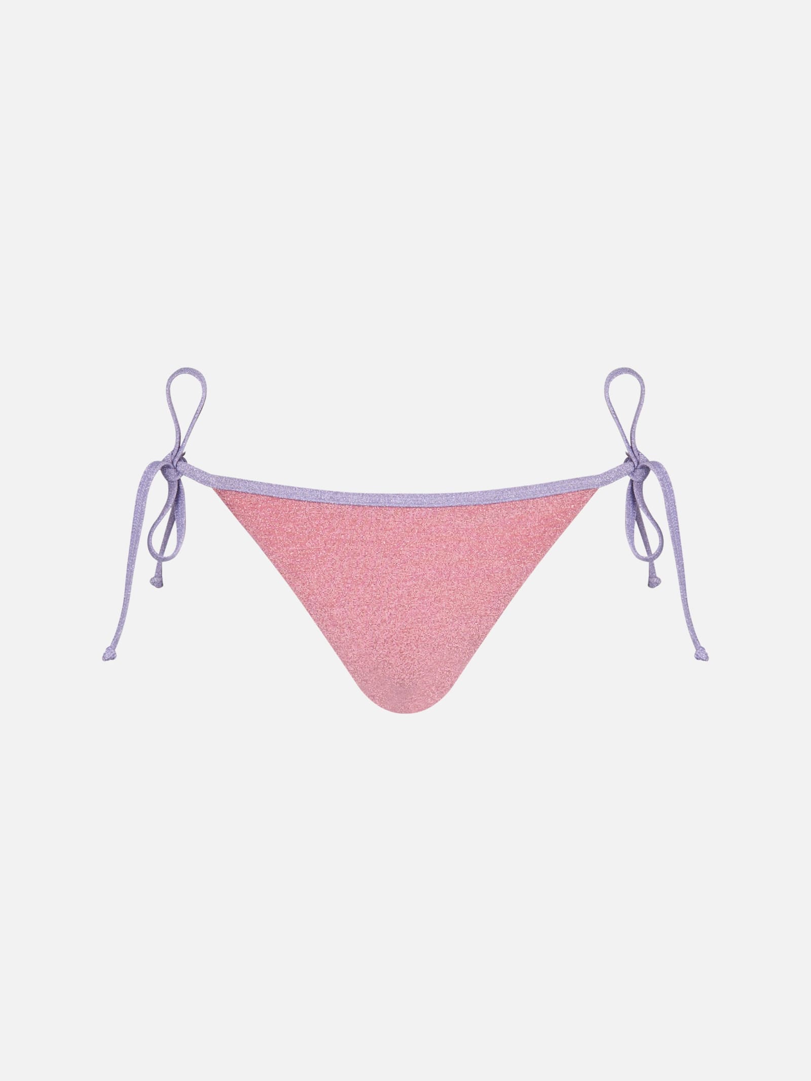 Mc2 Saint Barth Woman Classic Lurex Swim Briefs Marielle In Pink