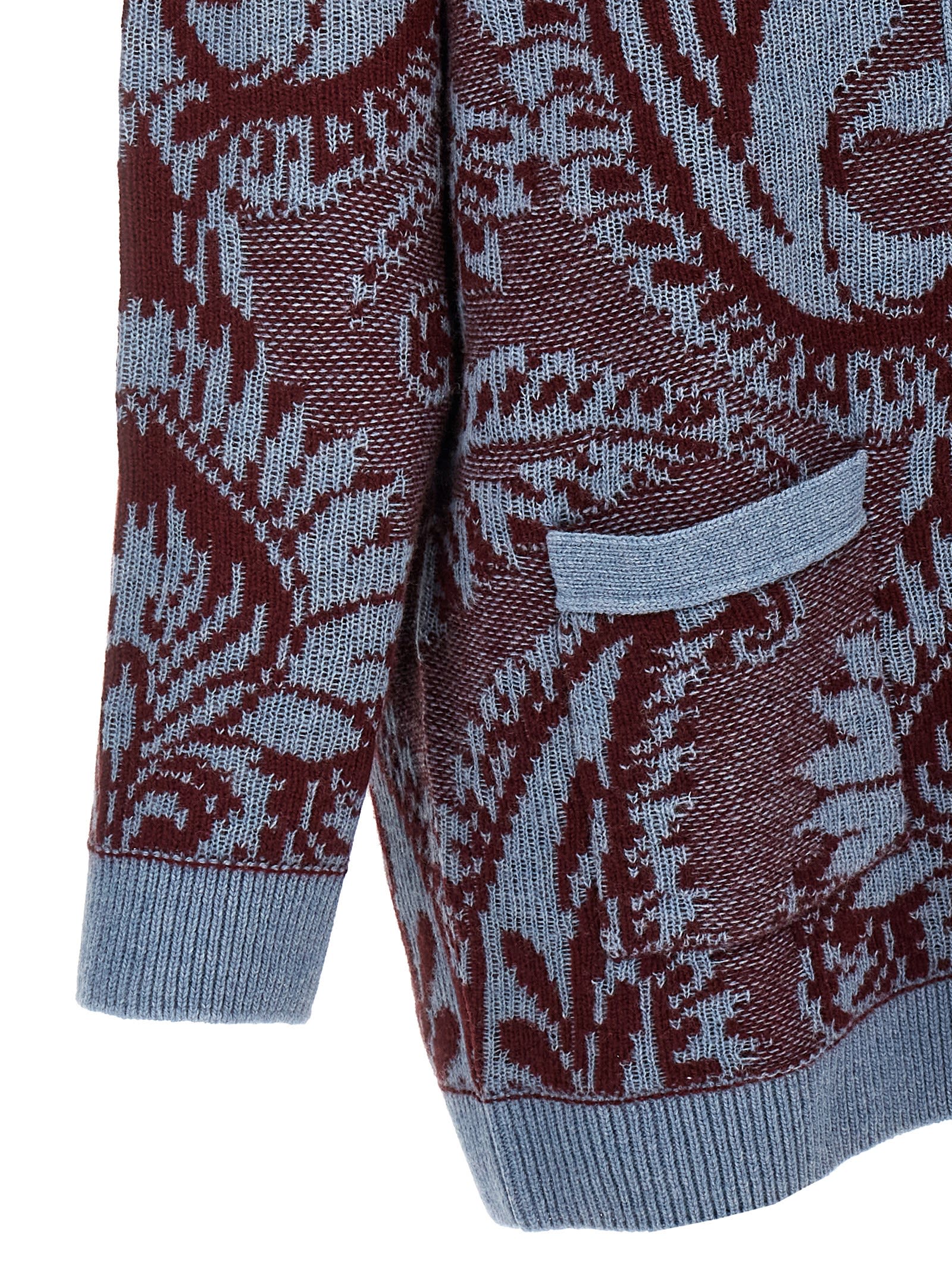 Shop Etro Paisley Cardigan In Multicolor