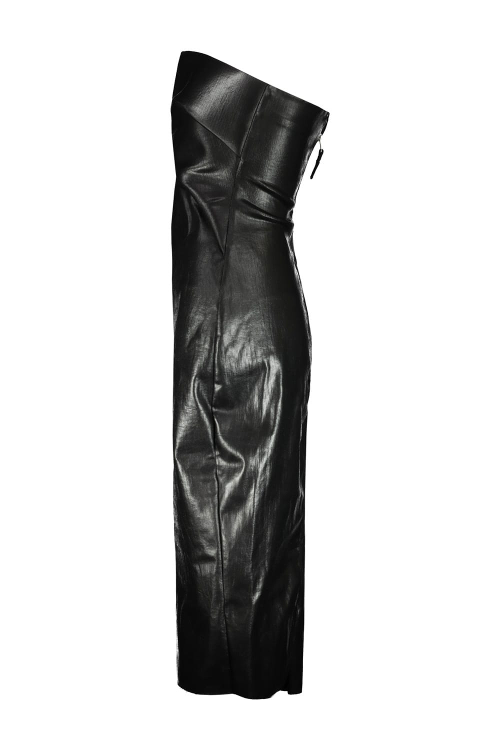 Shop Rick Owens Denim Prong Dress In Black