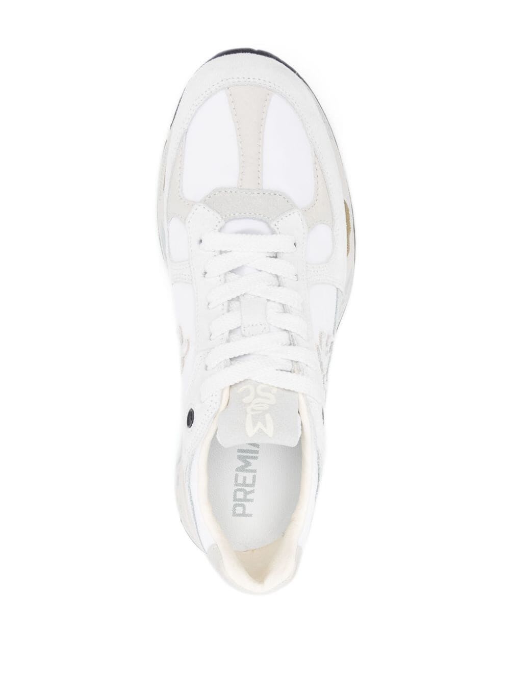 Shop Premiata Mased Sneakers In White