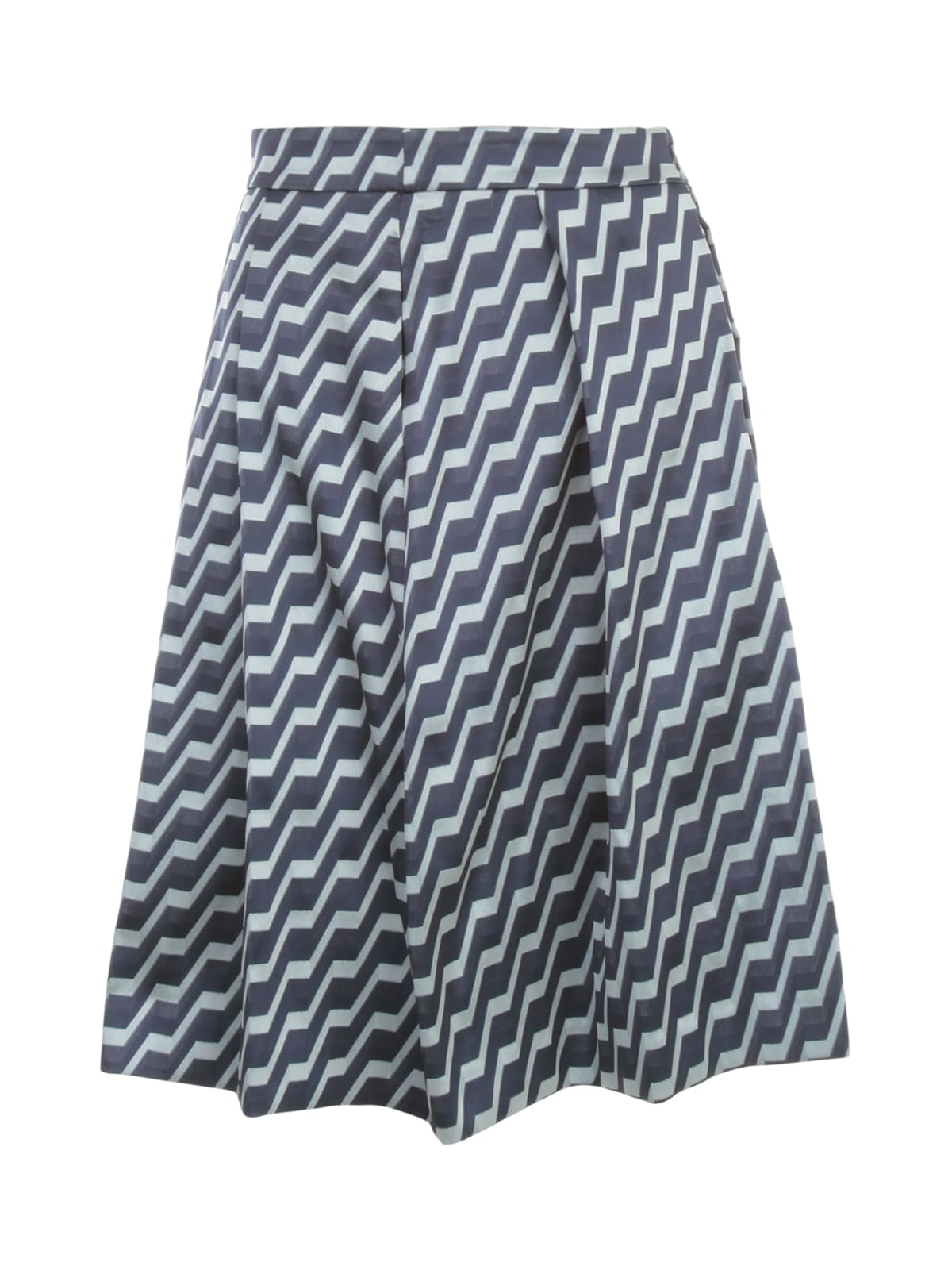 Emporio Armani Jacquard Printing Pleated Skirt