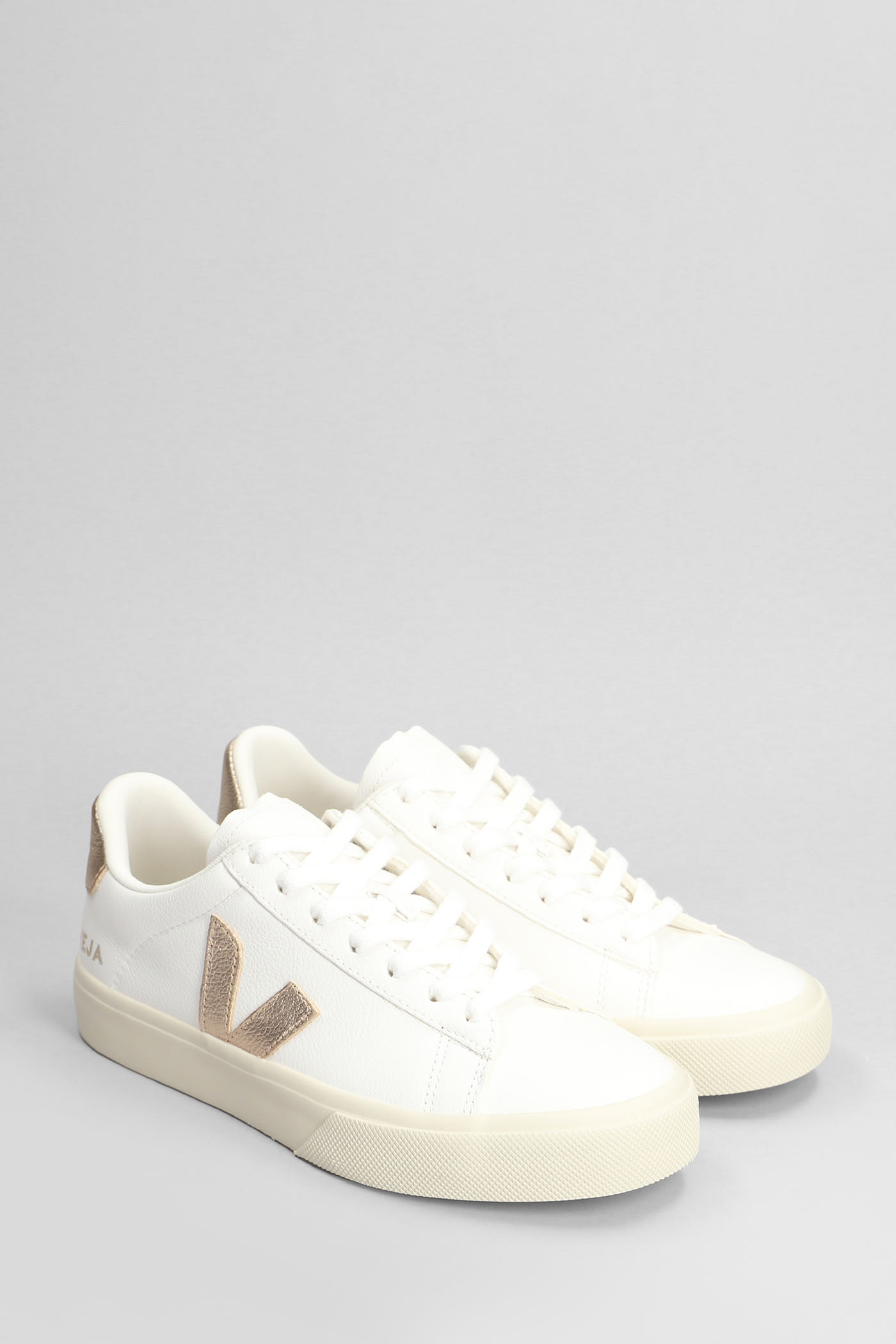 Shop Veja Campo Sneakers In White Leather