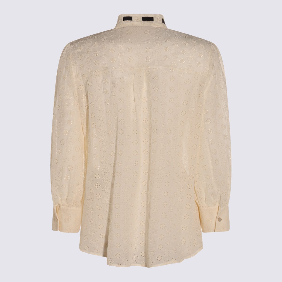 Valentino White Cotton Shirt In White