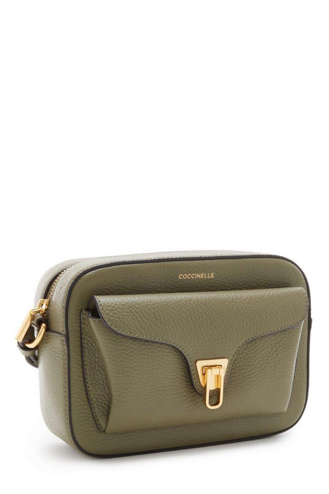 Shop Coccinelle Beat Soft Small Crossbody Bag In Laurel Green