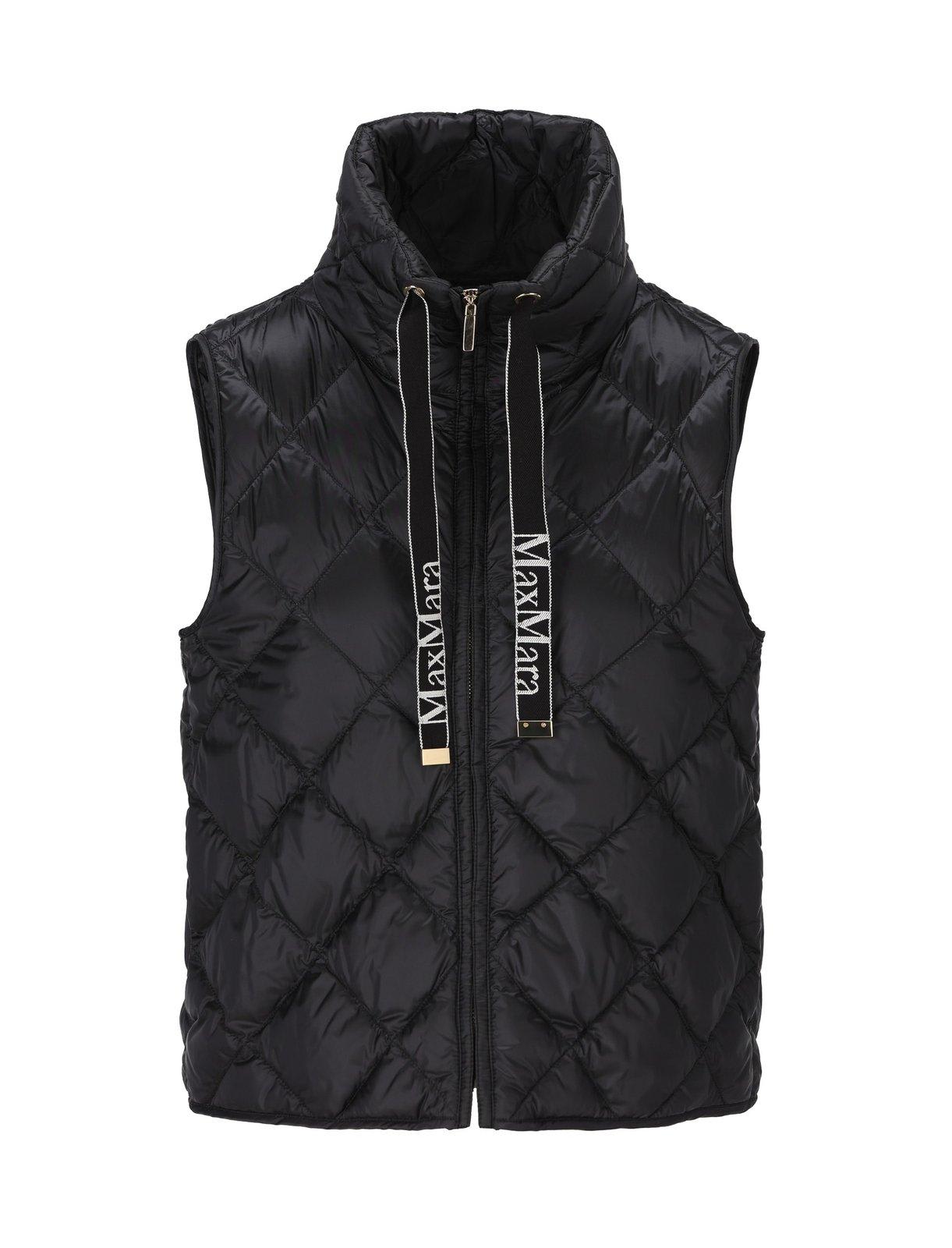 Shop Max Mara The Cube Tregic Gilet In Nero