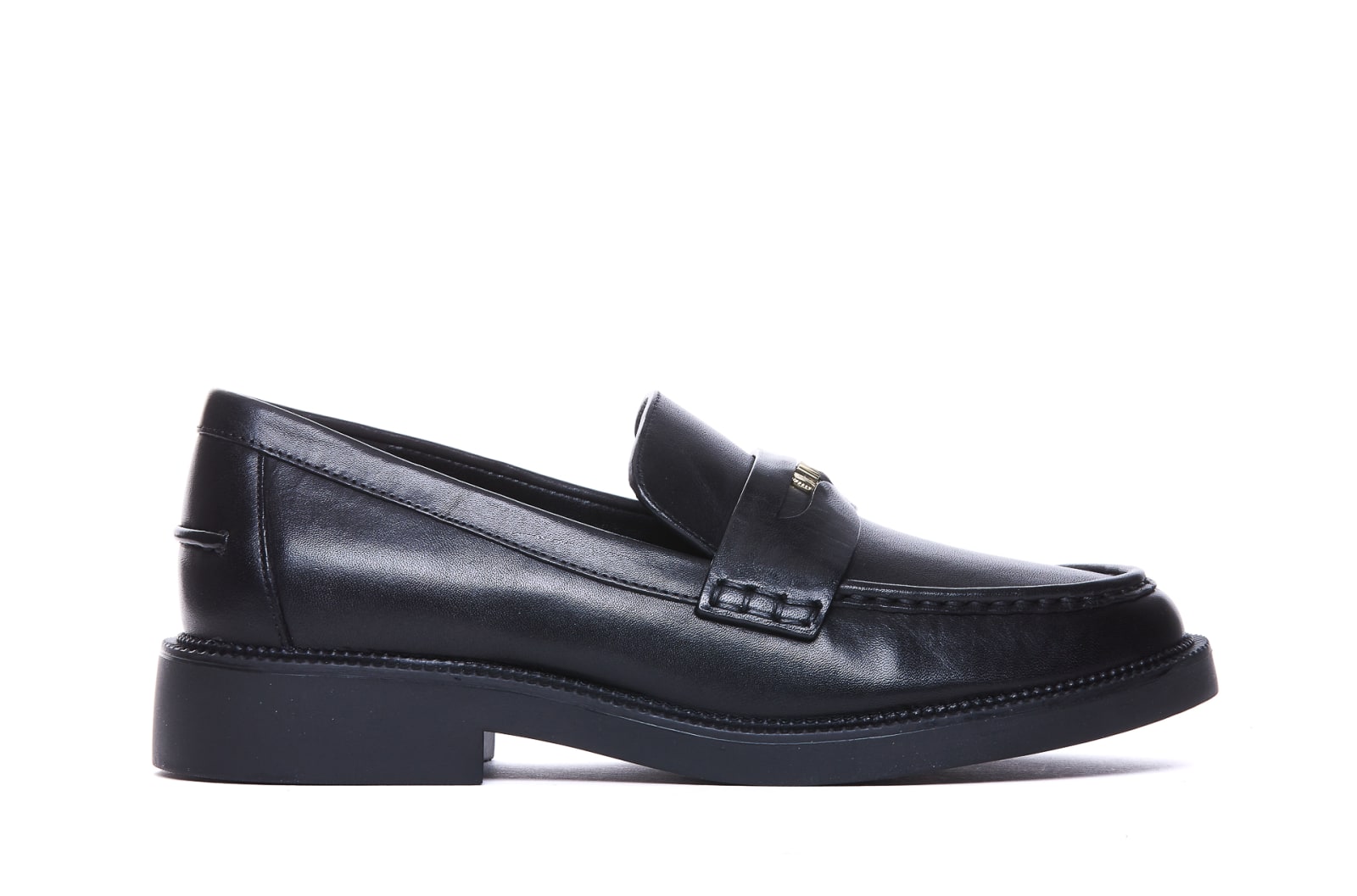 Shop Michael Michael Kors Eden Loafers In Black