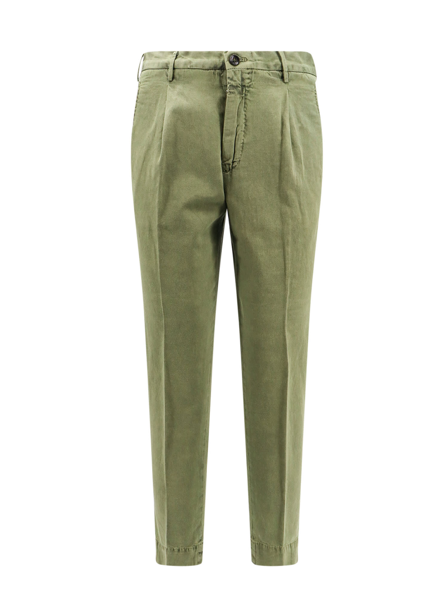 Shop Incotex 54 Trouser In Green