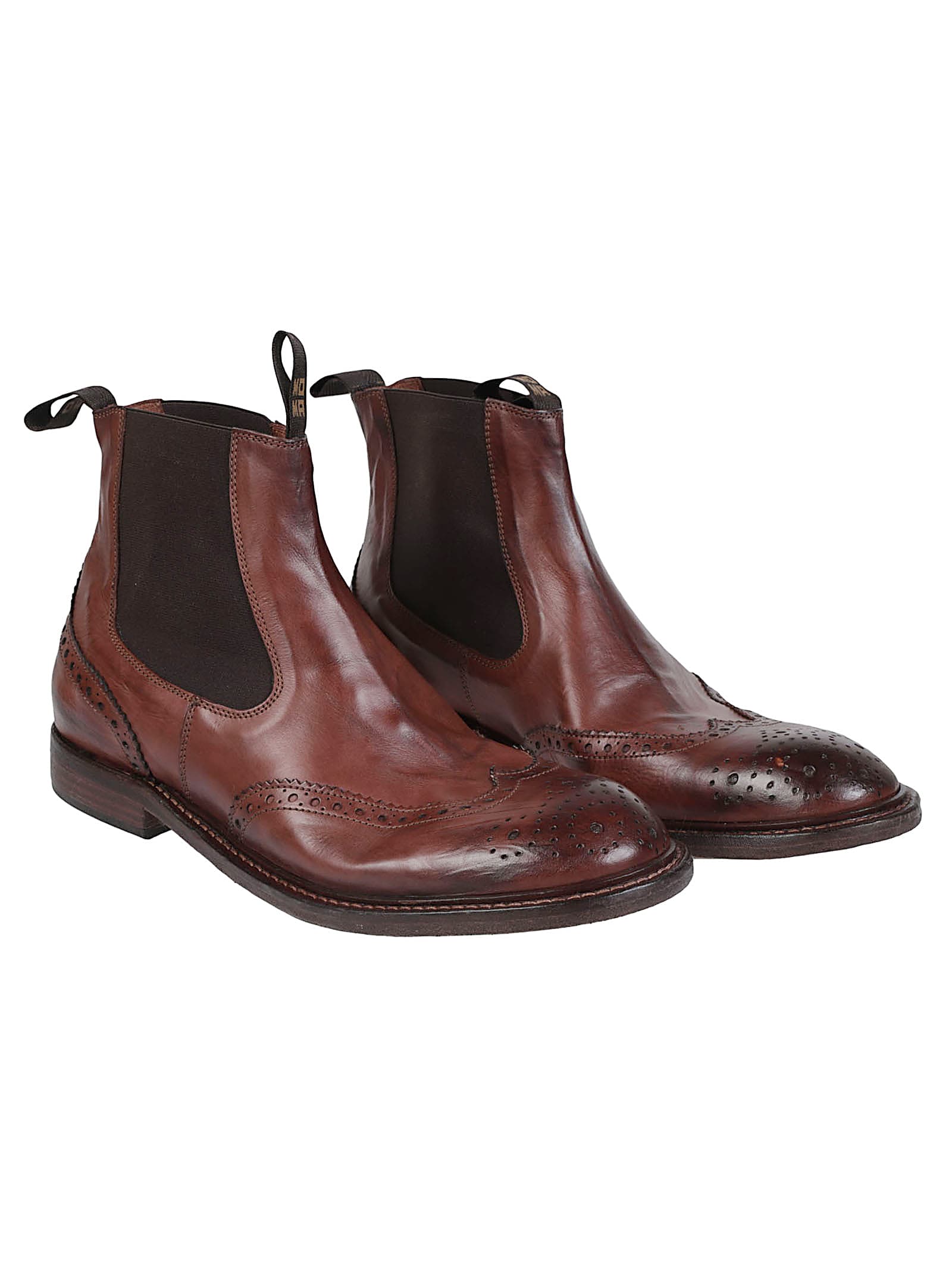 Moma Word Ankle Boots In Multi