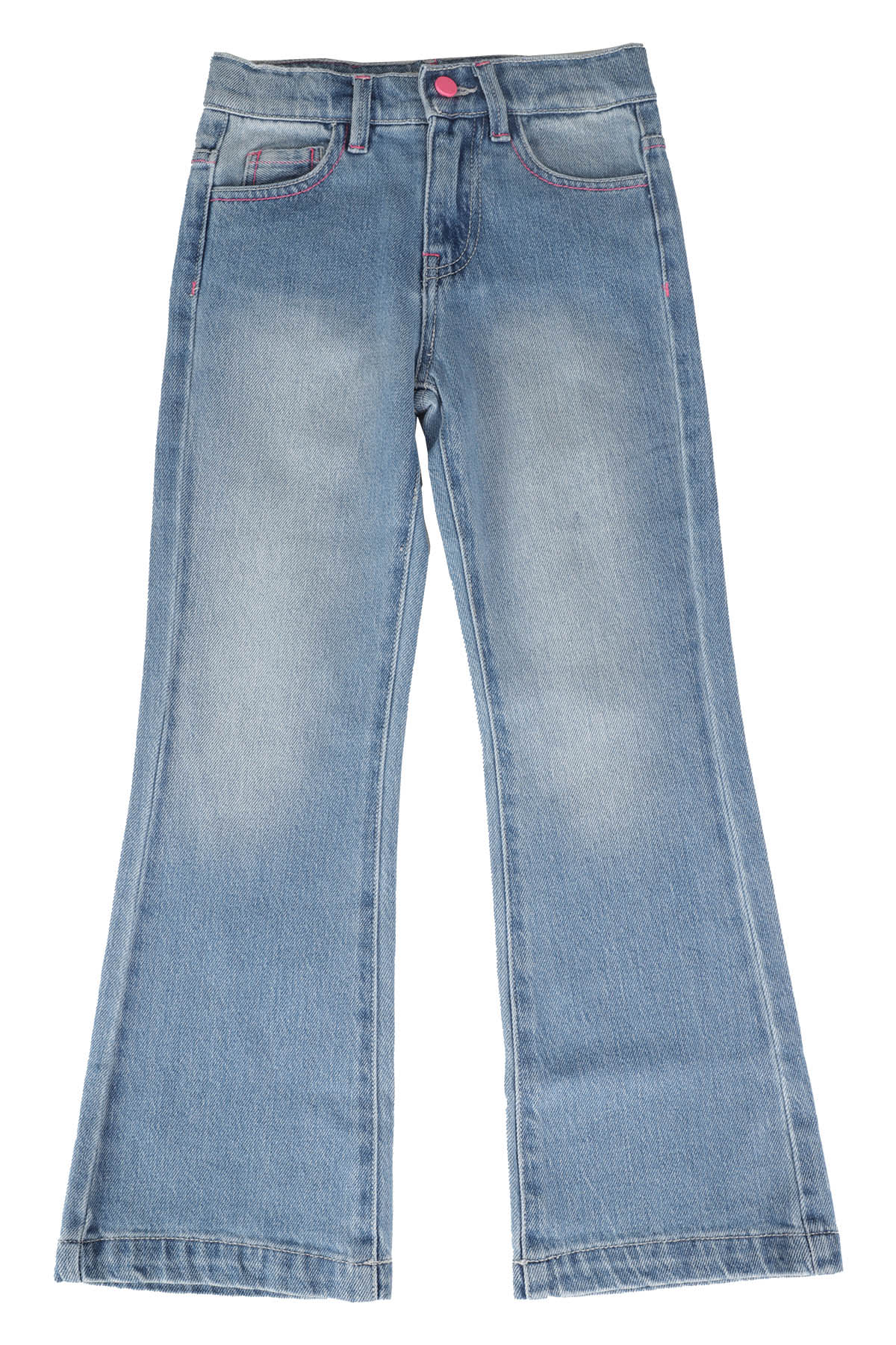 Billieblush Kids' Pantalone Jean In Double Stone Bleach