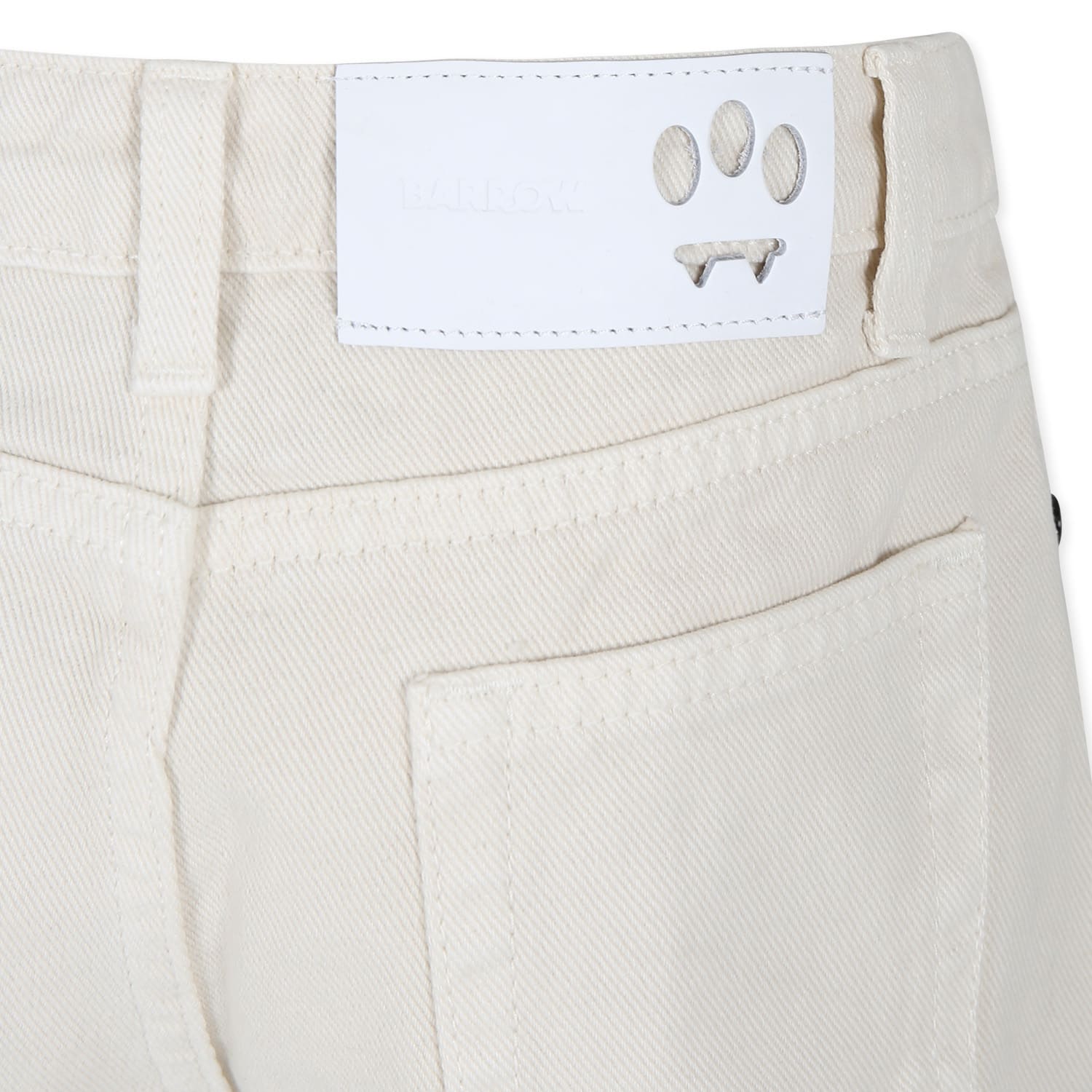 Shop Barrow Beige Shorts For Girl With Smiley