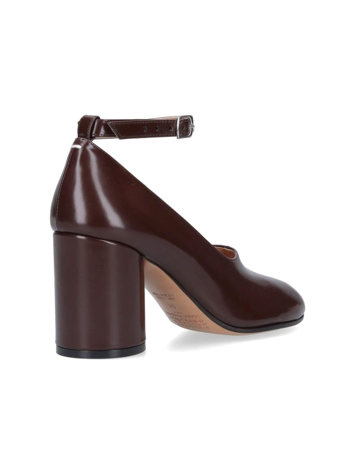 Shop Maison Margiela Tabi Pumps In Brown