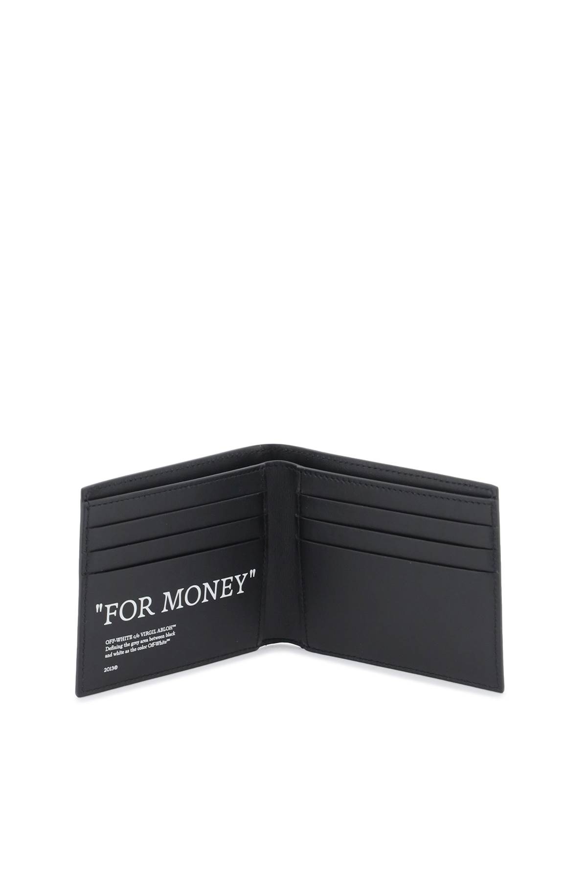 Shop Off-white Bookish Bifold Wallet In Black/white