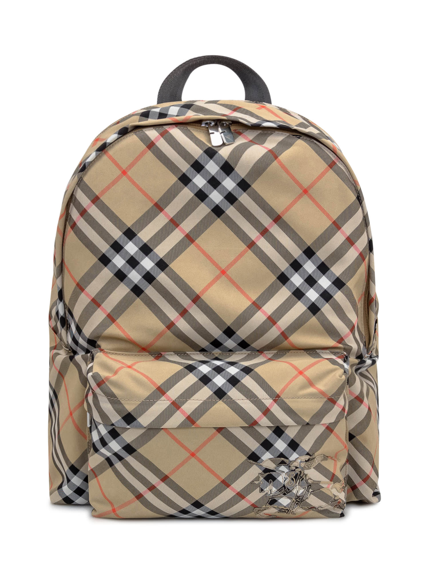 Shop Burberry Essential Backpack In Sand