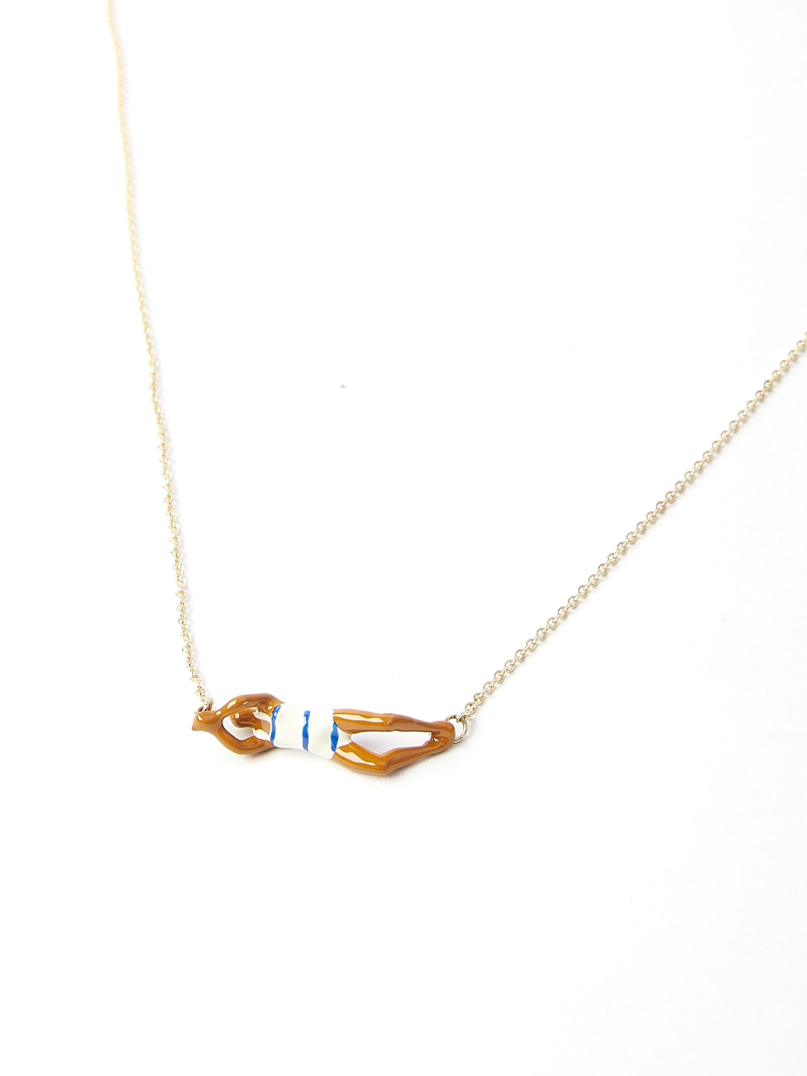 Natia X Lako Airplane gold-plated Necklace - Farfetch