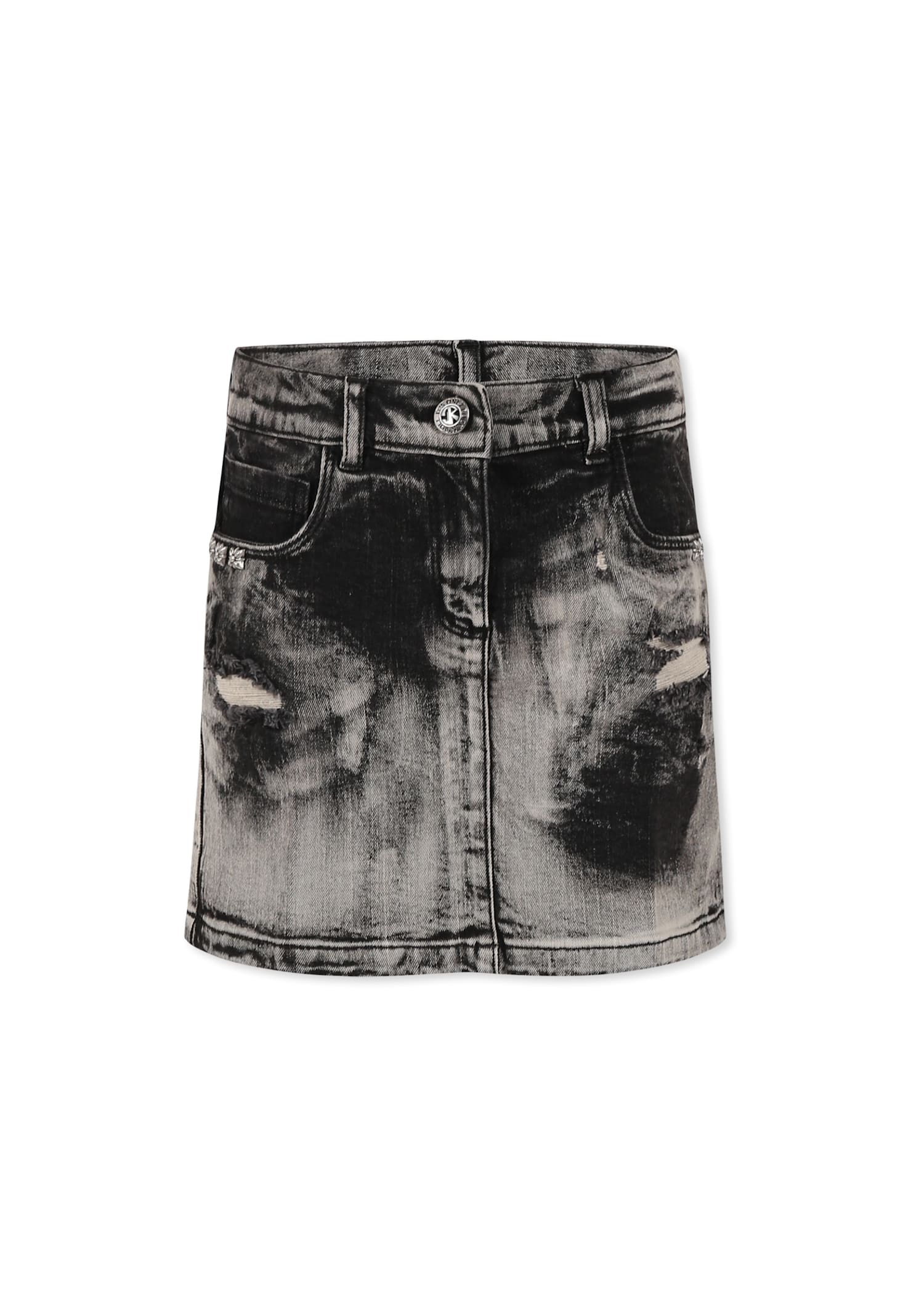 Richmond Black Skirt For Girl In Black