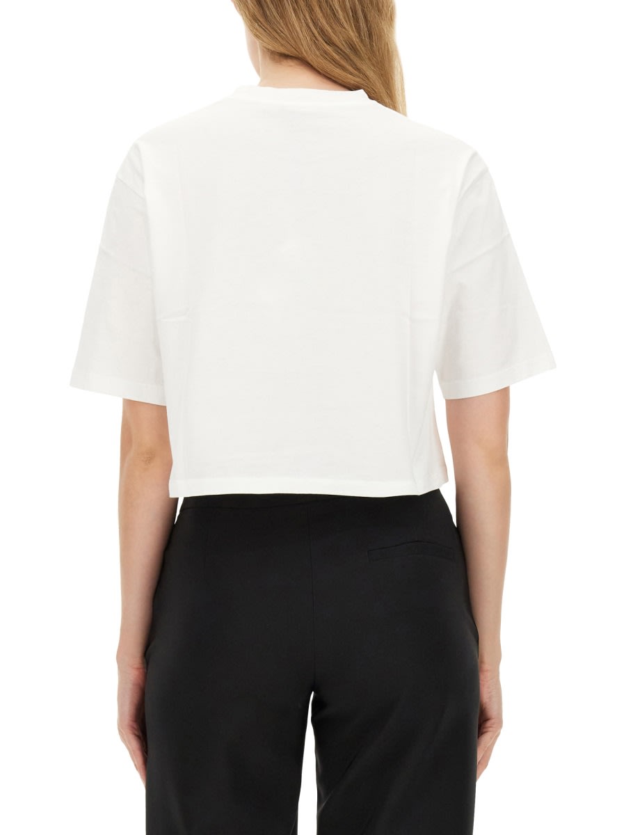 Shop Balmain T-shirt With Logo In White