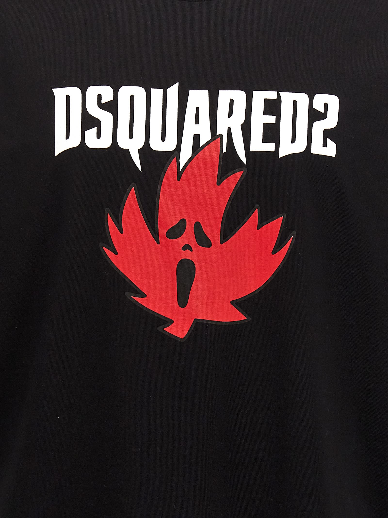 Shop Dsquared2 Logo Print T-shirt In Black