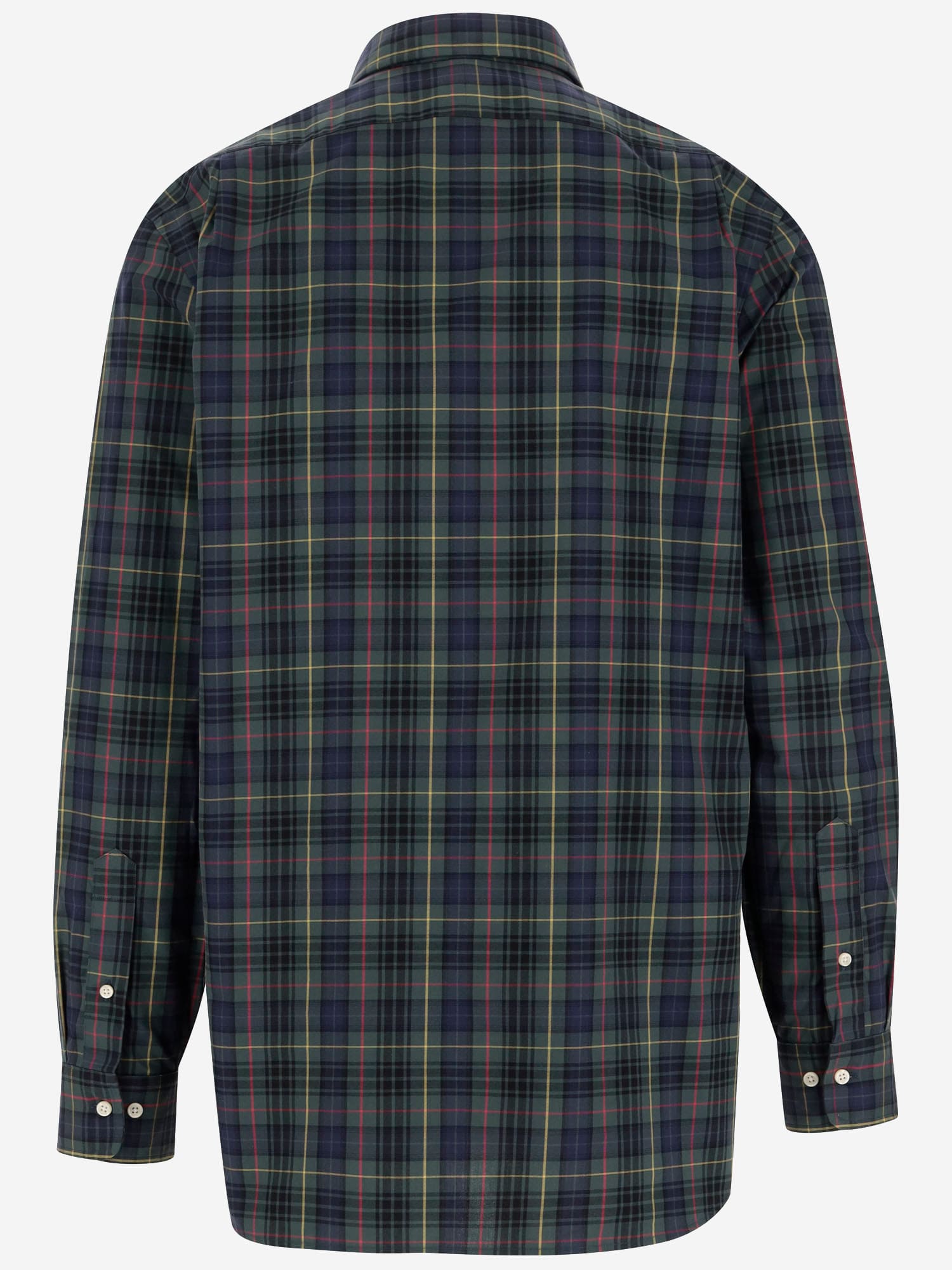 Shop Polo Ralph Lauren Cotton Shirt With Check Pattern In Red