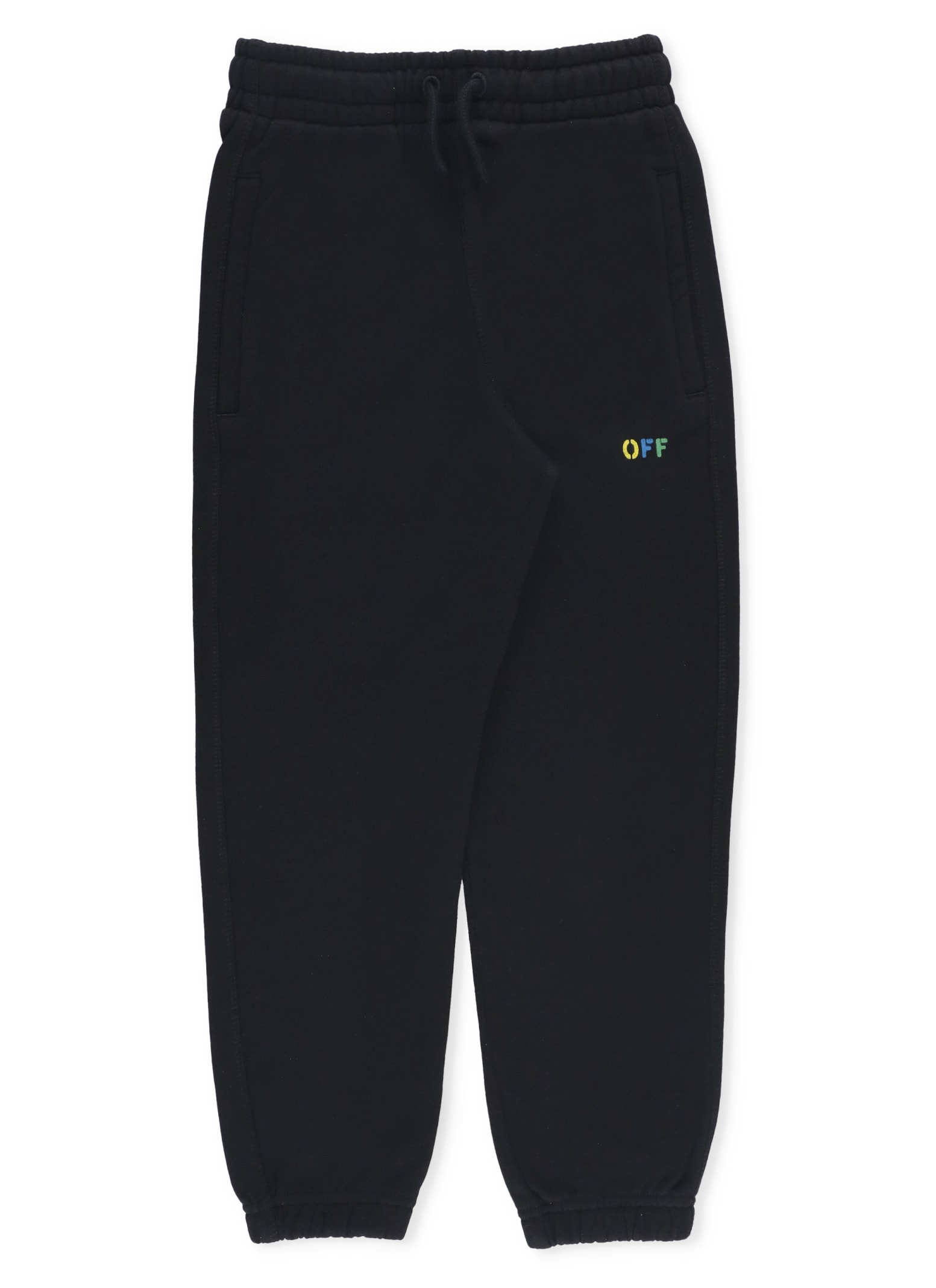 Shop Off-white Diag Rainbow Pants In Black