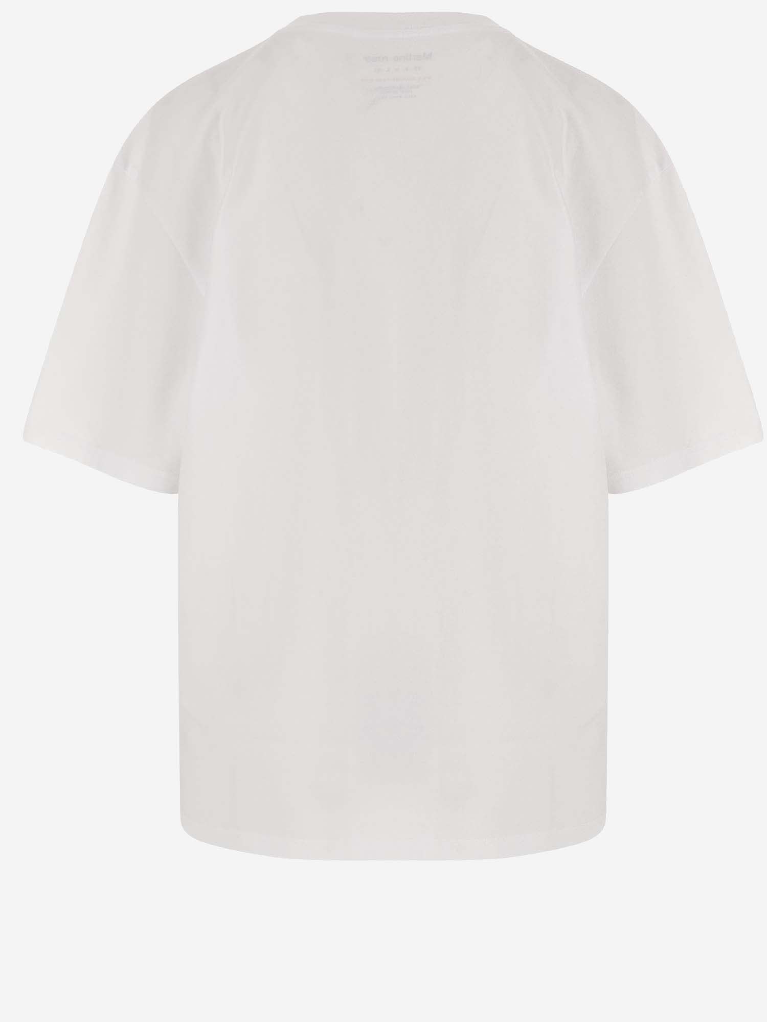 MARTINE ROSE COTTON T-SHIRT WITH LOGO 