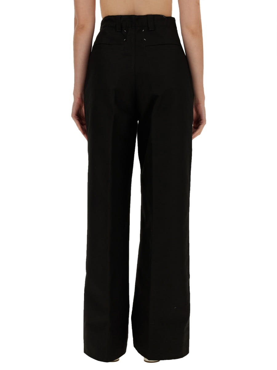 Shop Maison Margiela Skater Chino Pants In Black