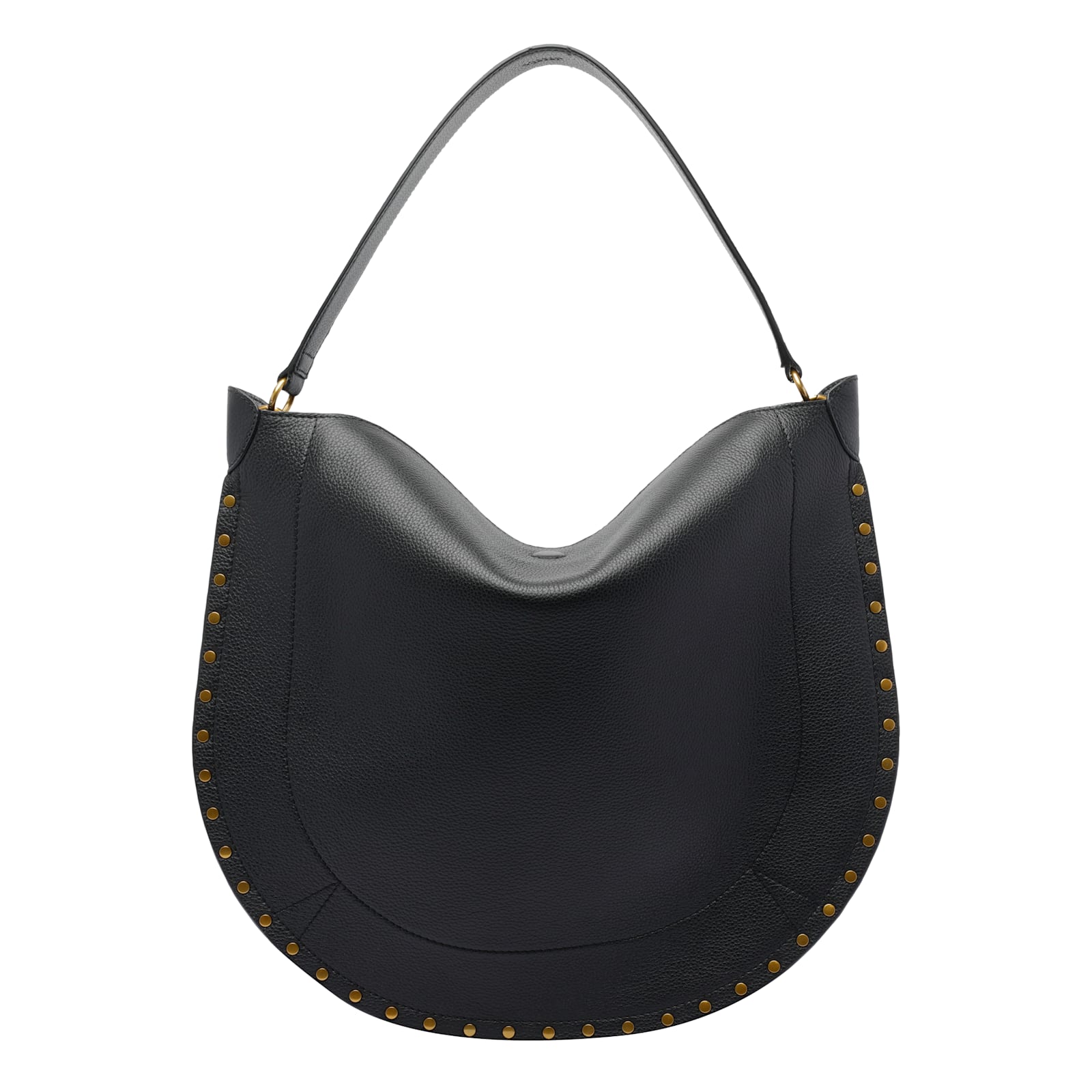 Isabel Marant Oskan Hobo Soft Shoulder Bag In Black