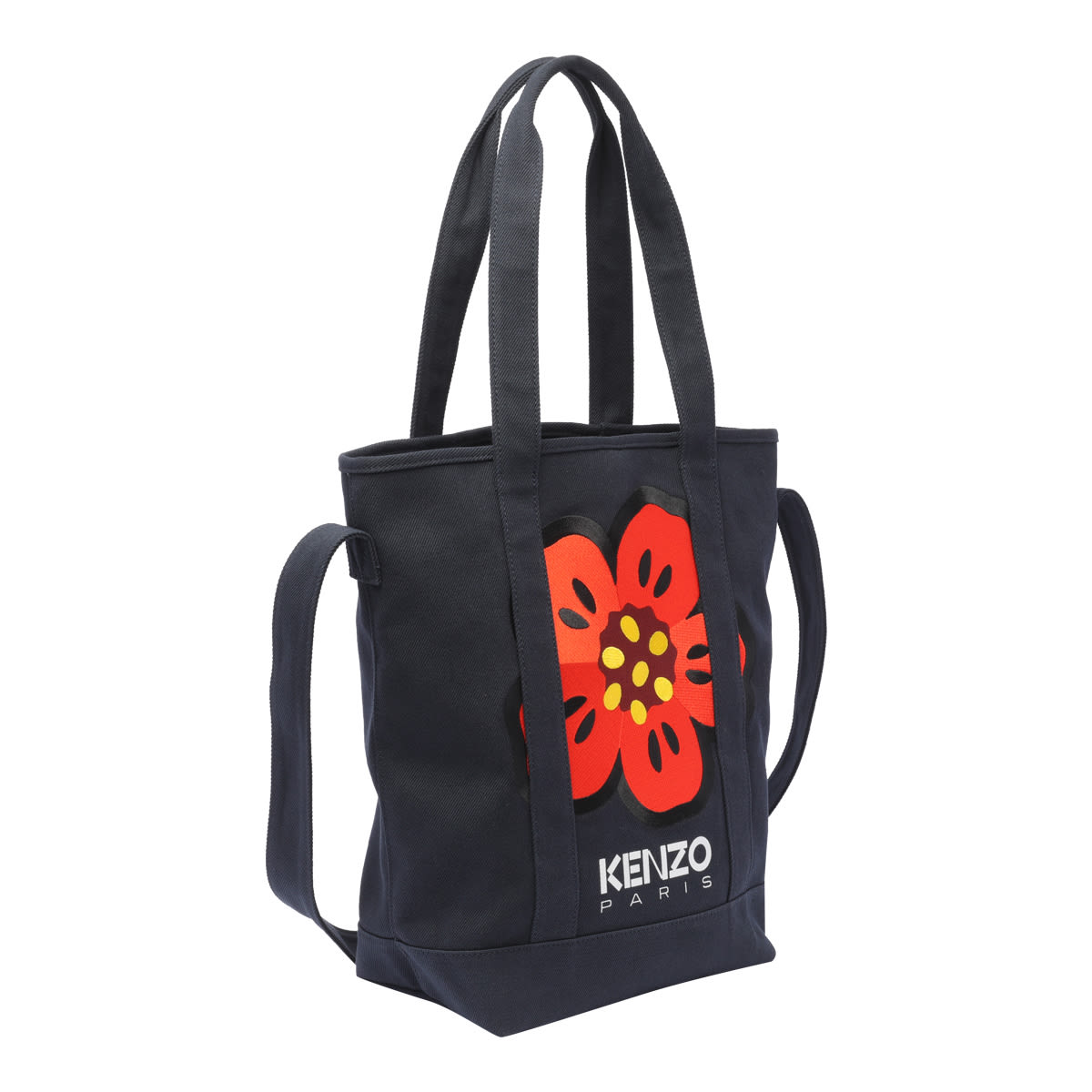 Shop Kenzo Boke Flower Tote Bag In Blue