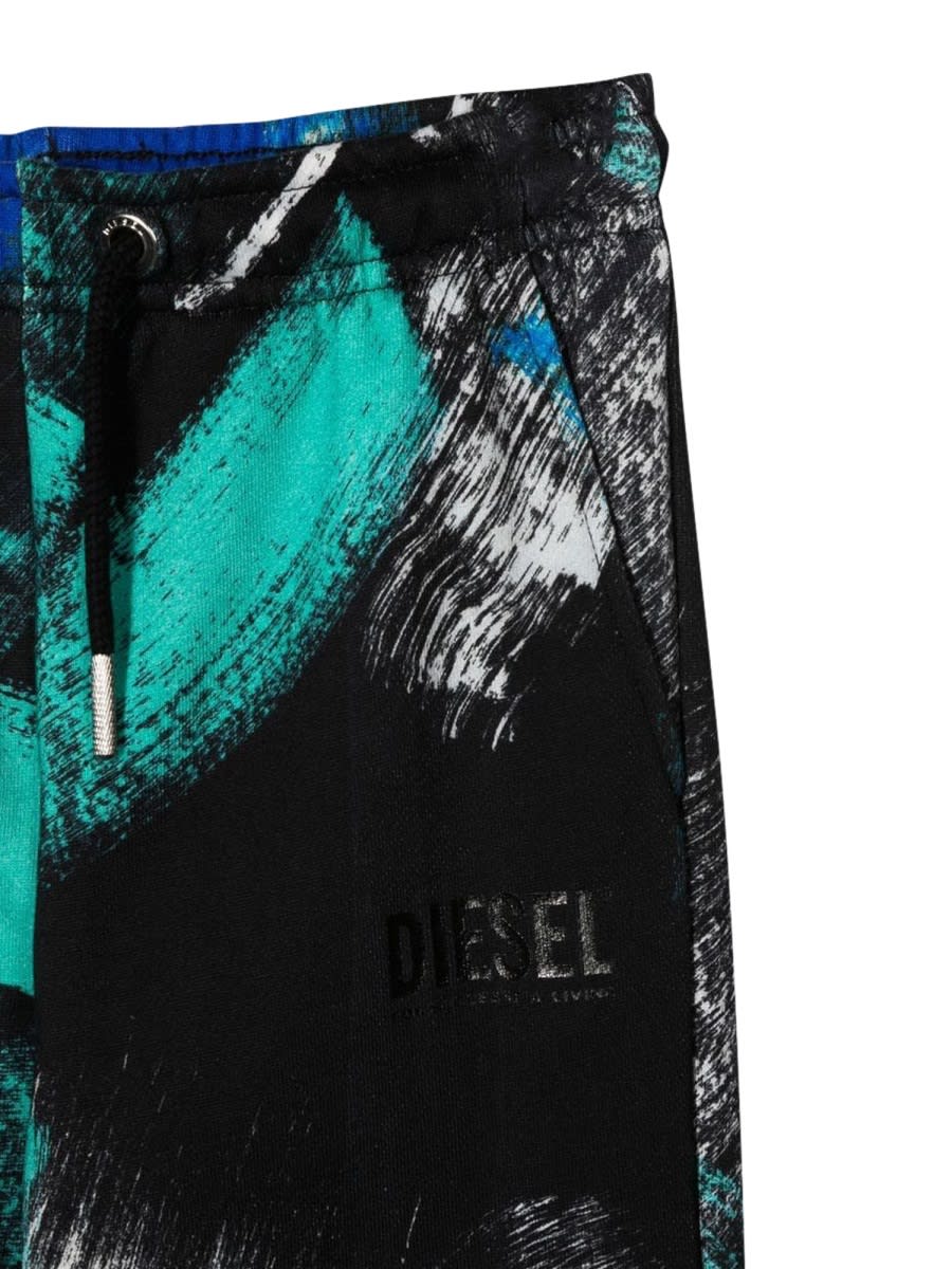 Shop Diesel Pants In Black