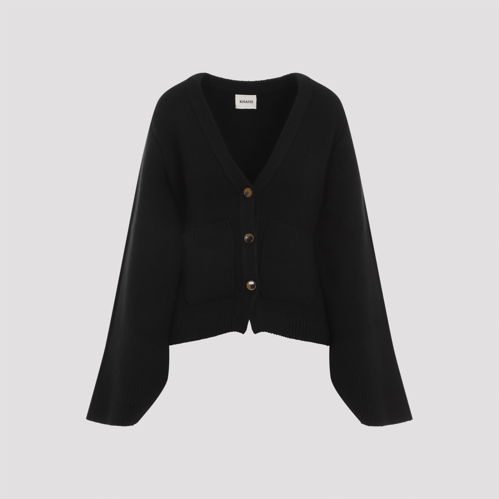 Khaite Scarlet Cardigan In Black